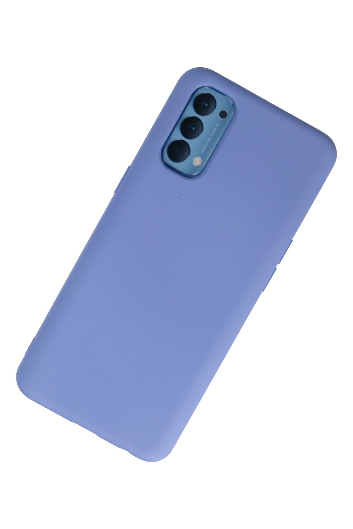 Newface Oppo Reno 4 Kılıf First Silikon - Mürdüm
