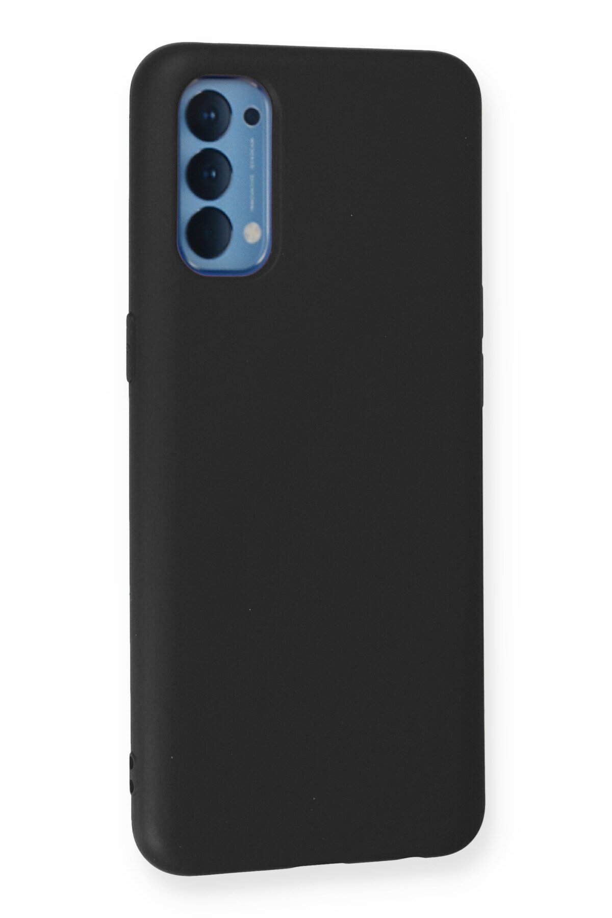 Newface Oppo Reno 4 Kılıf First Silikon - Lila