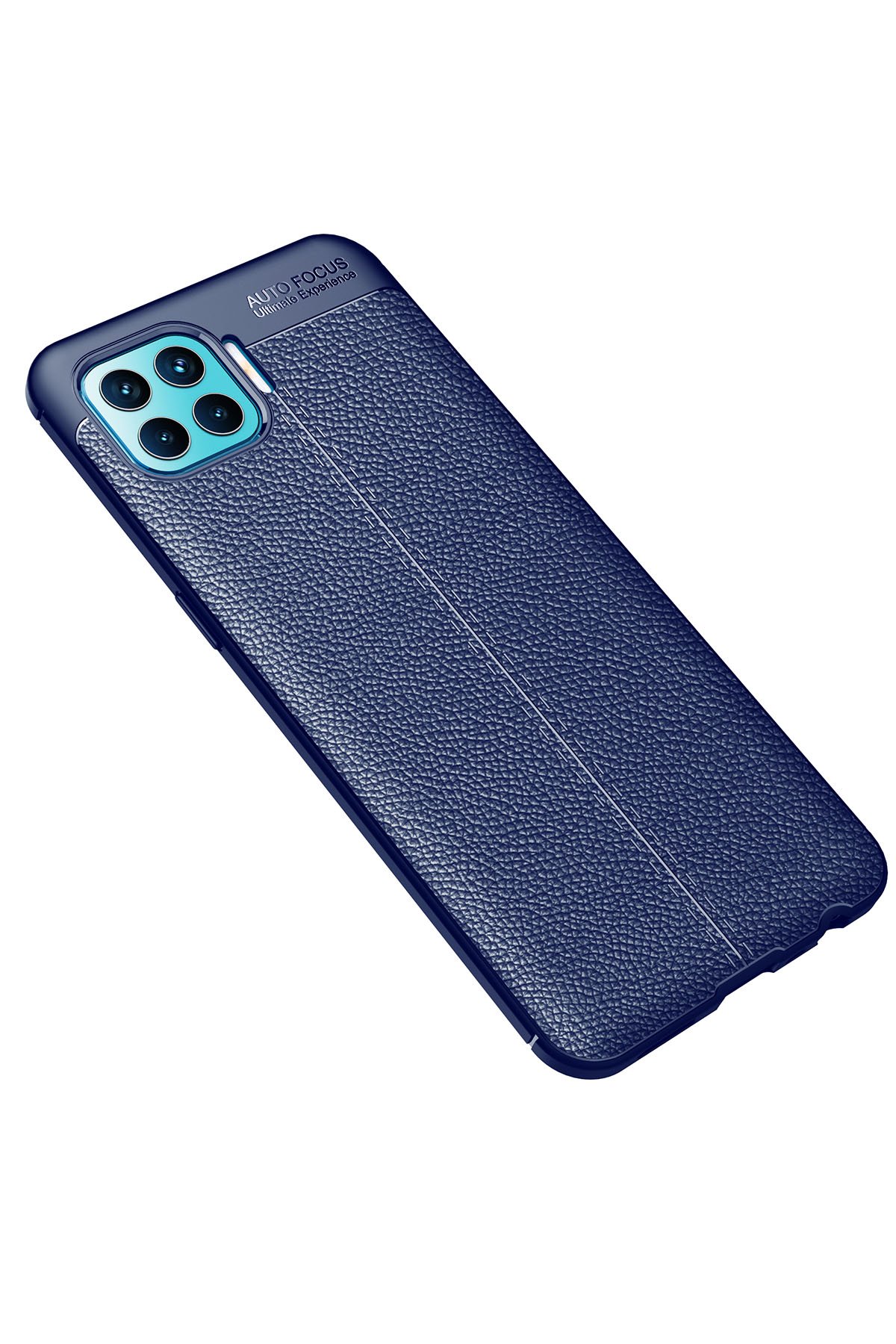 Newface Oppo Reno 4 Lite Kılıf Nano içi Kadife  Silikon - Mavi
