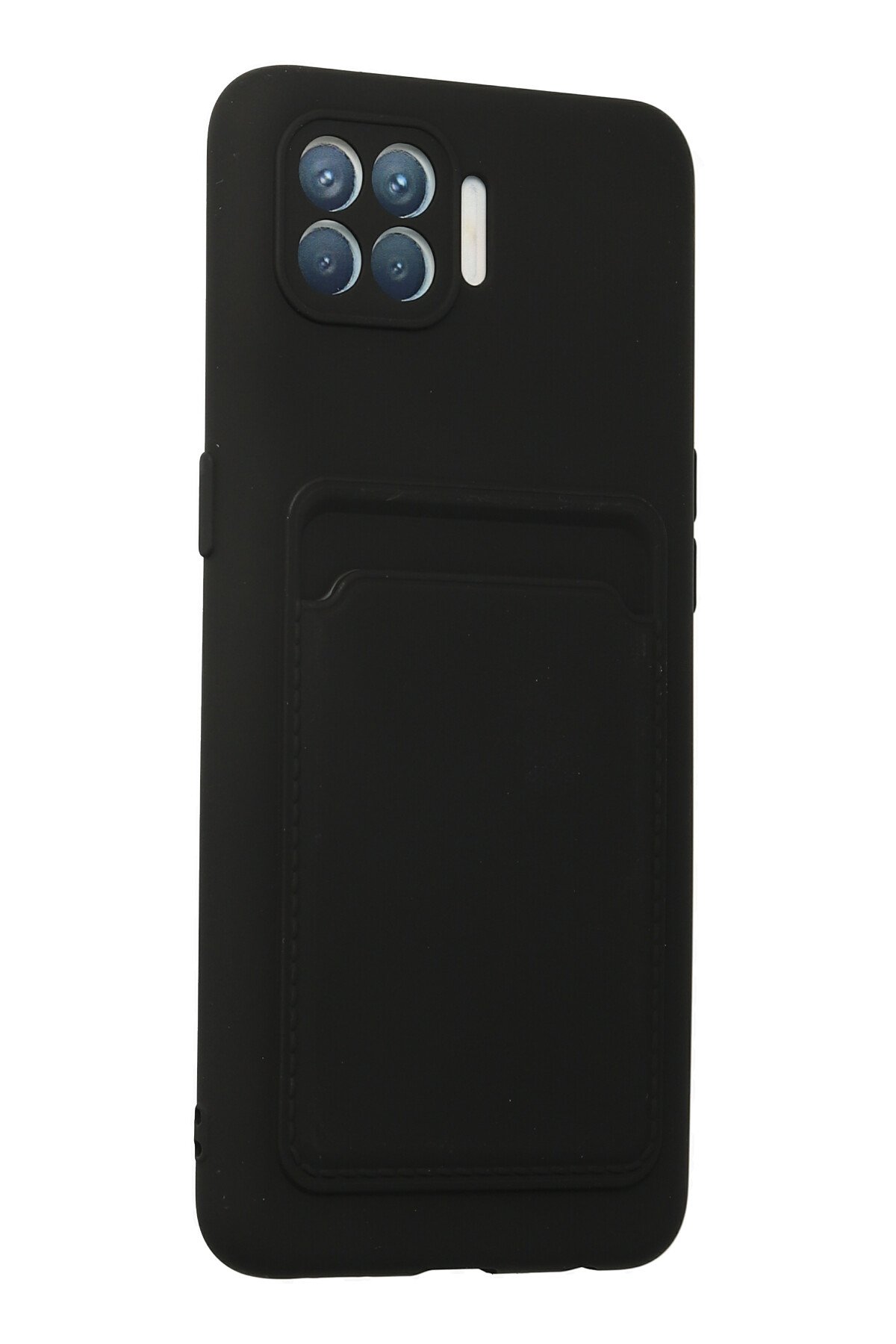 Newface Oppo Reno 4 Lite Kılıf Zegna Yüzüklü Silikon Kapak - Koyu Yeşil