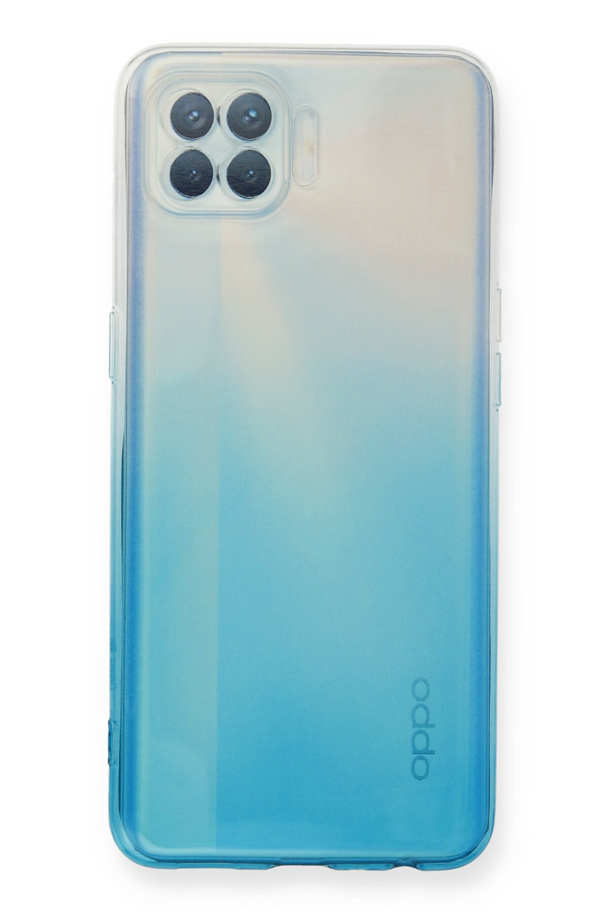 Newface Oppo Reno 4 Lite Kılıf Nano içi Kadife Silikon - Turuncu