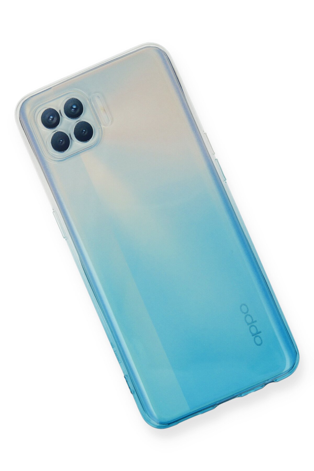 Newface Oppo Reno 4 Lite Kılıf Nano içi Kadife Silikon - Turuncu