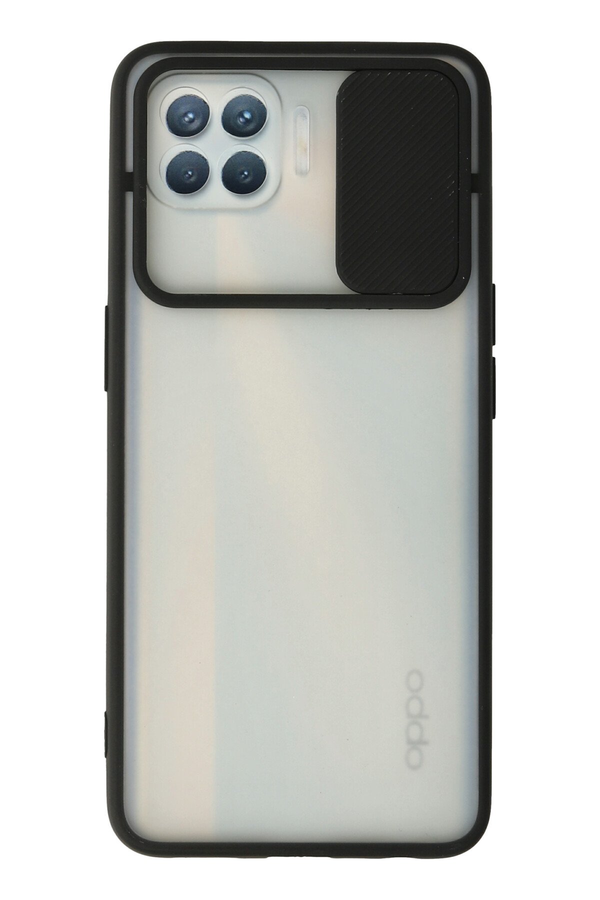 Newface Oppo Reno 4 Lite Kılıf Palm Buzlu Kamera Sürgülü Silikon - Turkuaz
