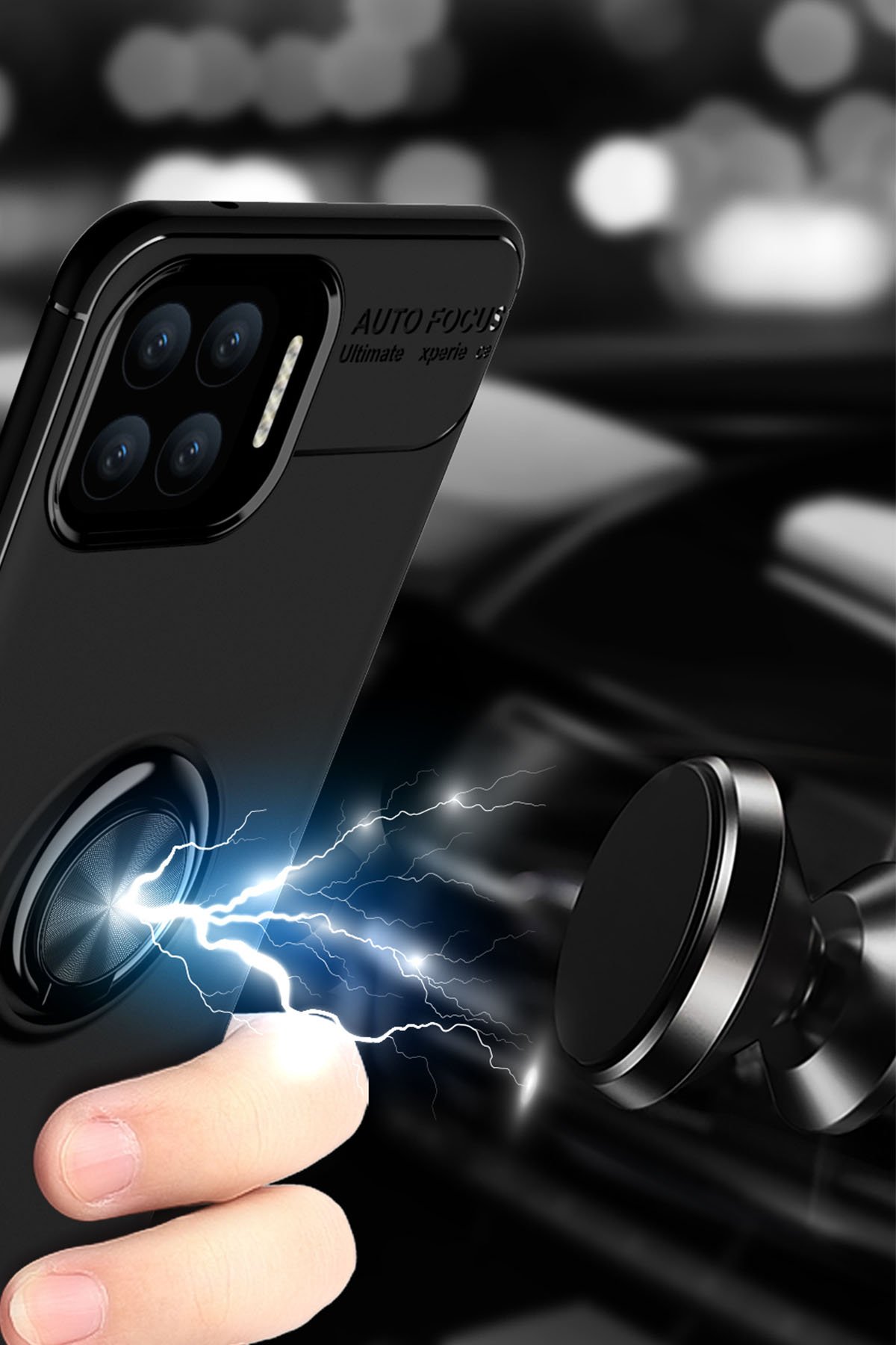 Newface Oppo Reno 4 Lite Kılıf Palm Buzlu Kamera Sürgülü Silikon - Sarı