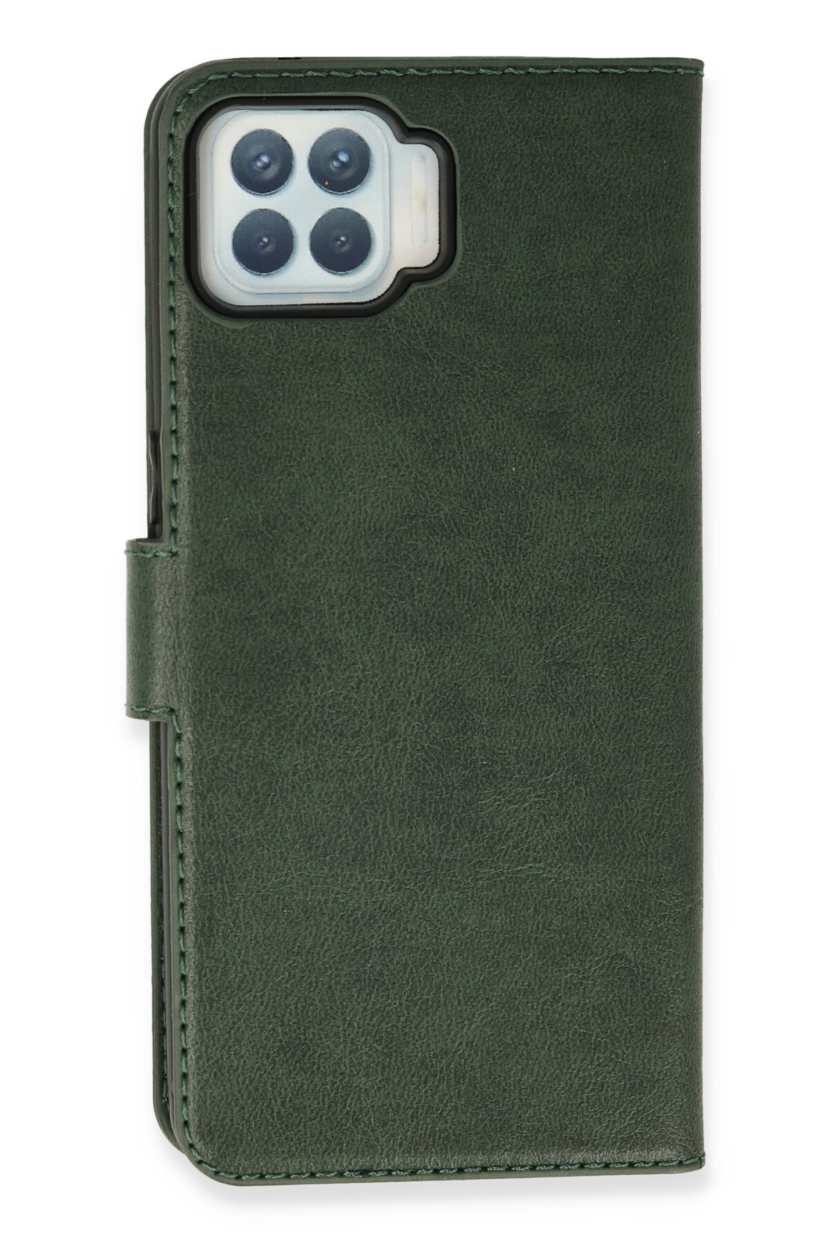 Newface Oppo Reno 4 Lite Kılıf Loop Deri Silikon - Yeşil