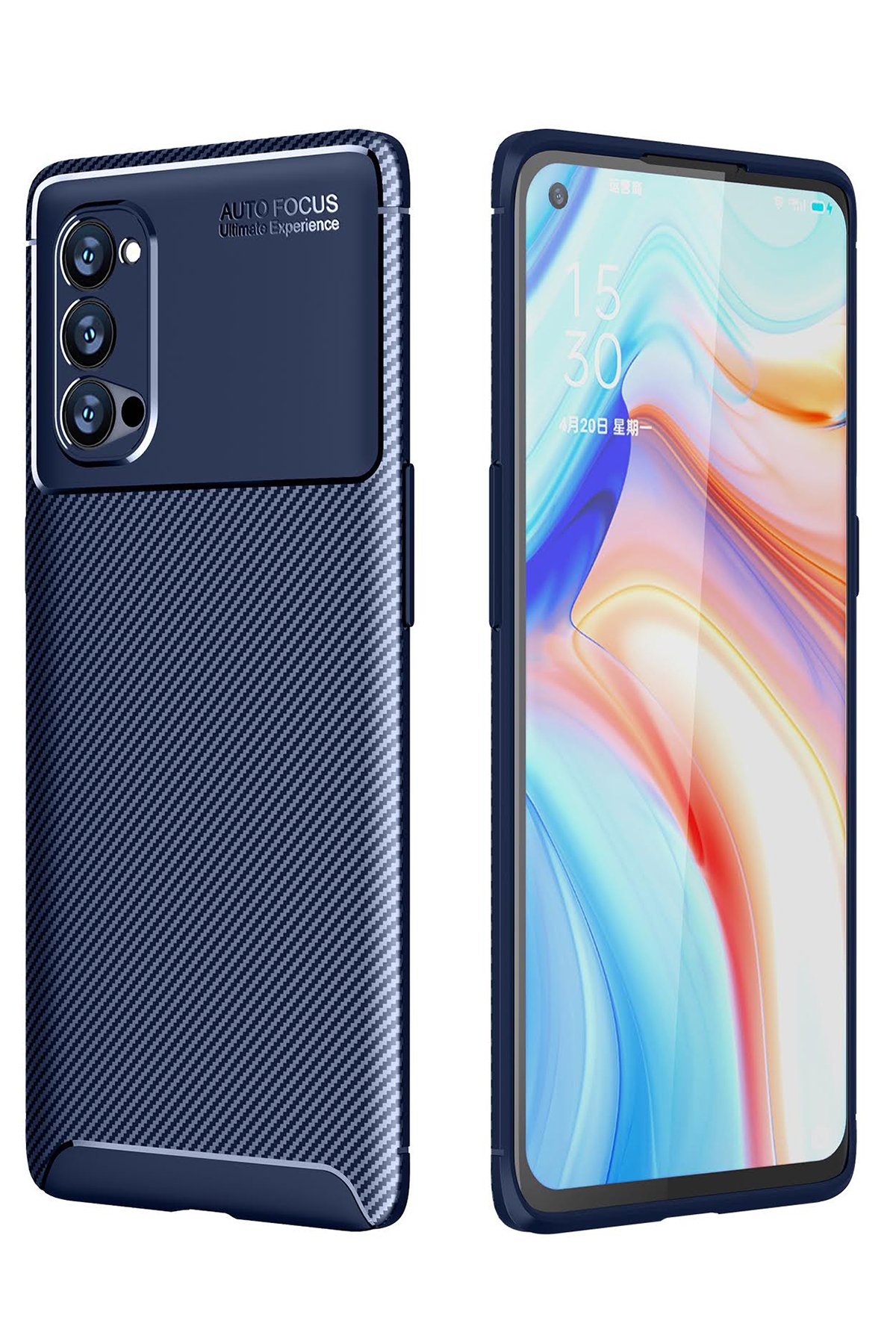 Newface Oppo Reno 4 Pro Kılıf Olex Tpu Silikon - Şeffaf