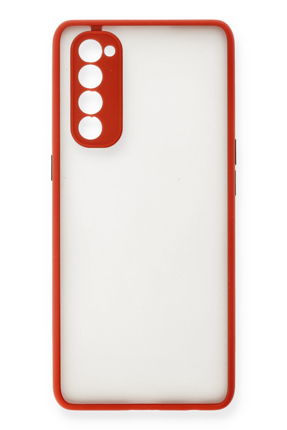 Newface Oppo Reno 4 Pro Kılıf Montreal Silikon Kapak - Siyah