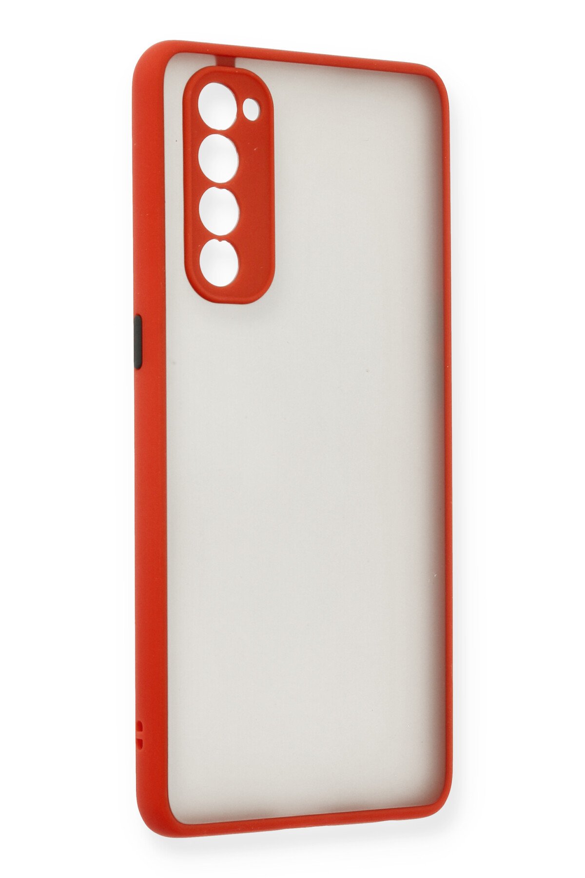 Newface Oppo Reno 4 Pro Kılıf Montreal Silikon Kapak - Siyah