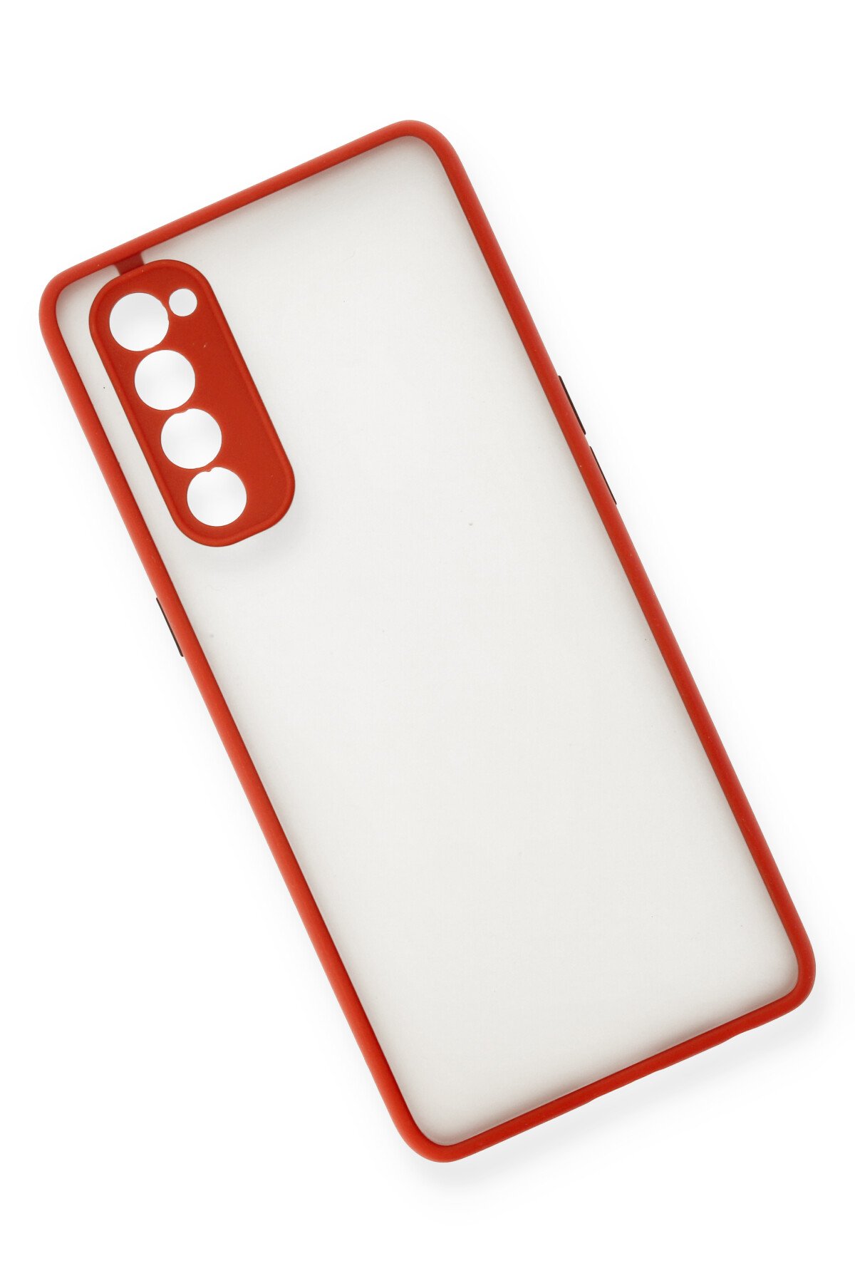 Newface Oppo Reno 4 Pro Kılıf Montreal Silikon Kapak - Siyah