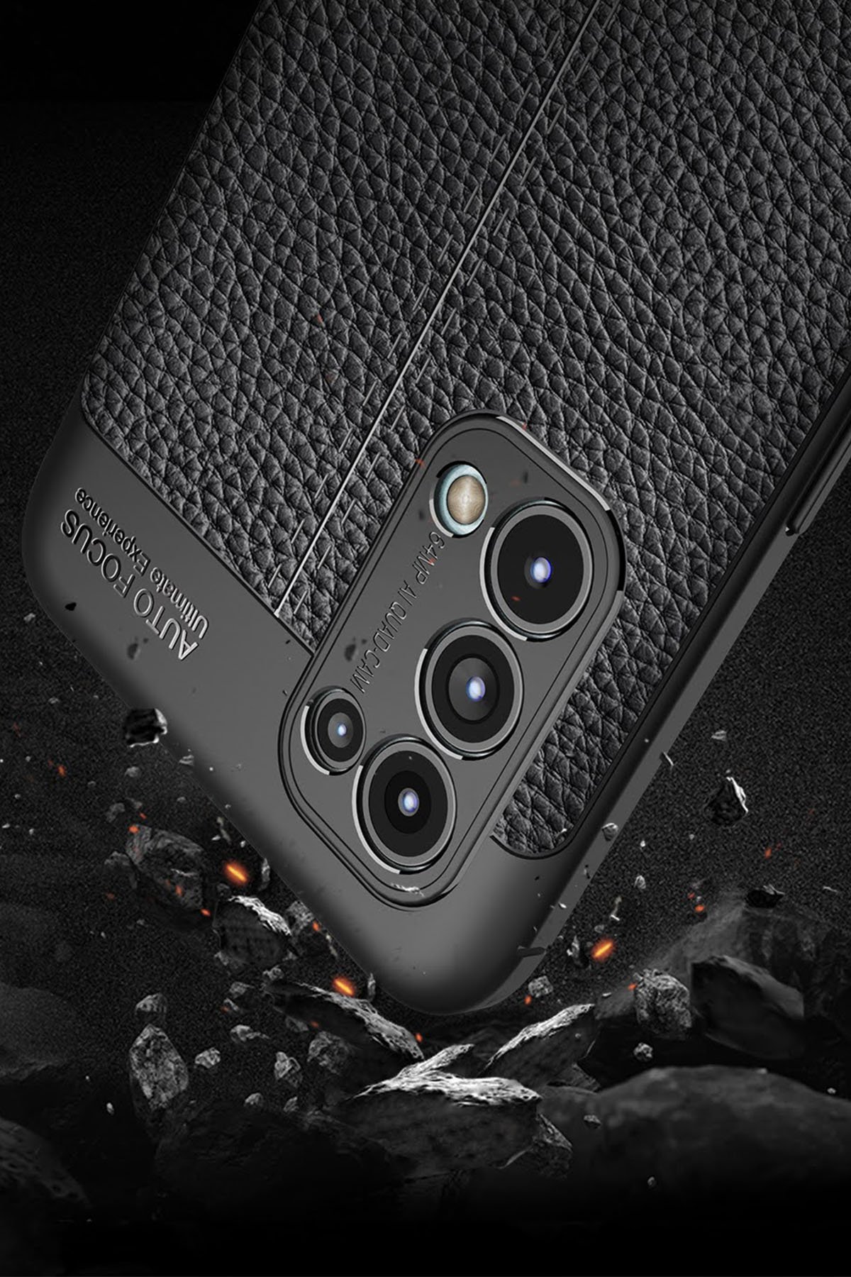 Newface Oppo Reno 5 Kılıf First Silikon - Gold