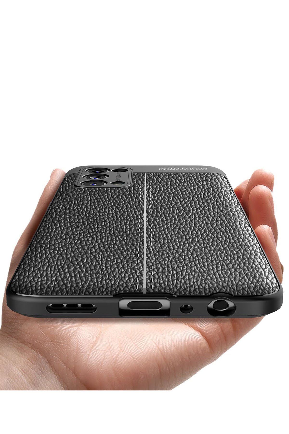 Newface Oppo Reno 5 Kılıf First Silikon - Gold