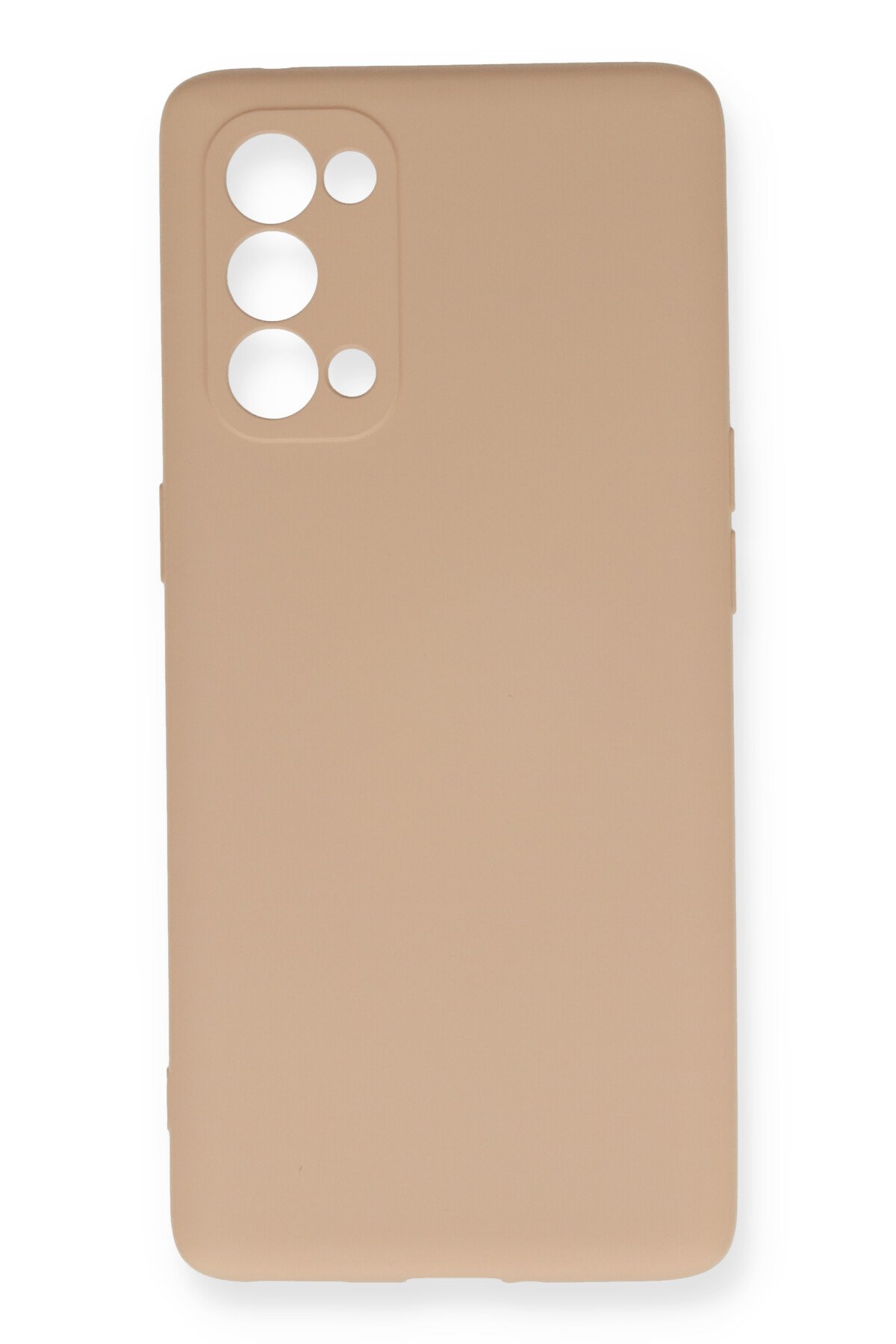 Newface Oppo Reno 5 Kılıf First Silikon - Gold