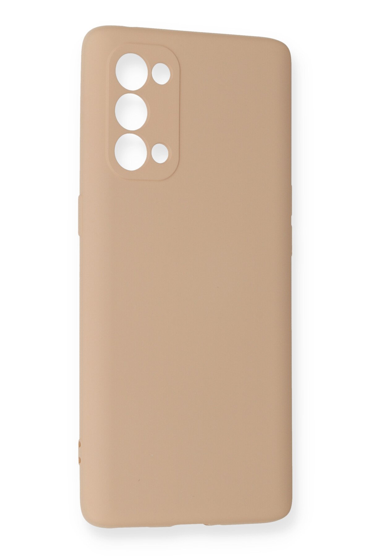 Newface Oppo Reno 5 Kılıf First Silikon - Gold