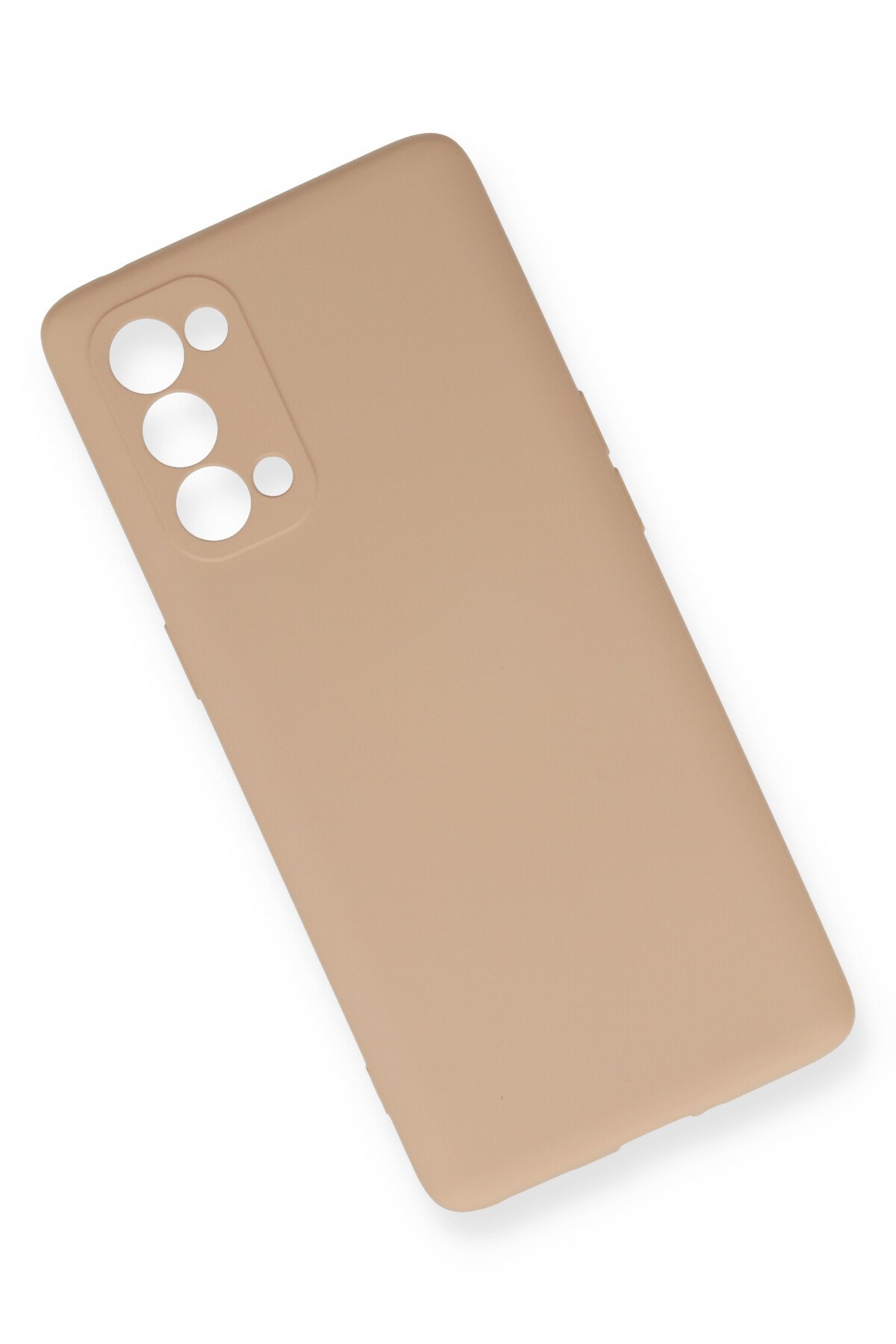 Newface Oppo Reno 5 Kılıf First Silikon - Gold