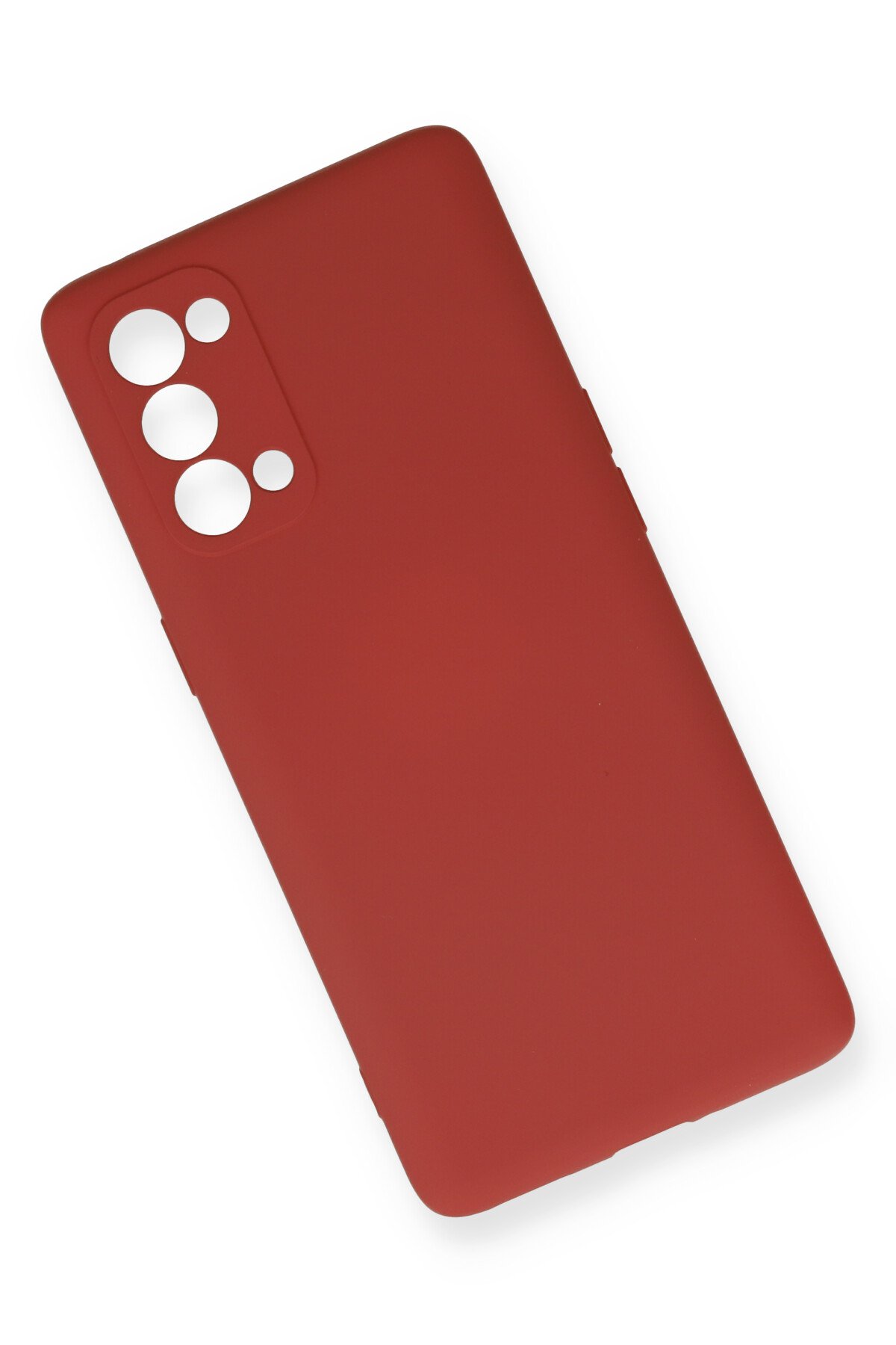 Newface Oppo Reno 5 Pro Kılıf First Silikon - Mürdüm