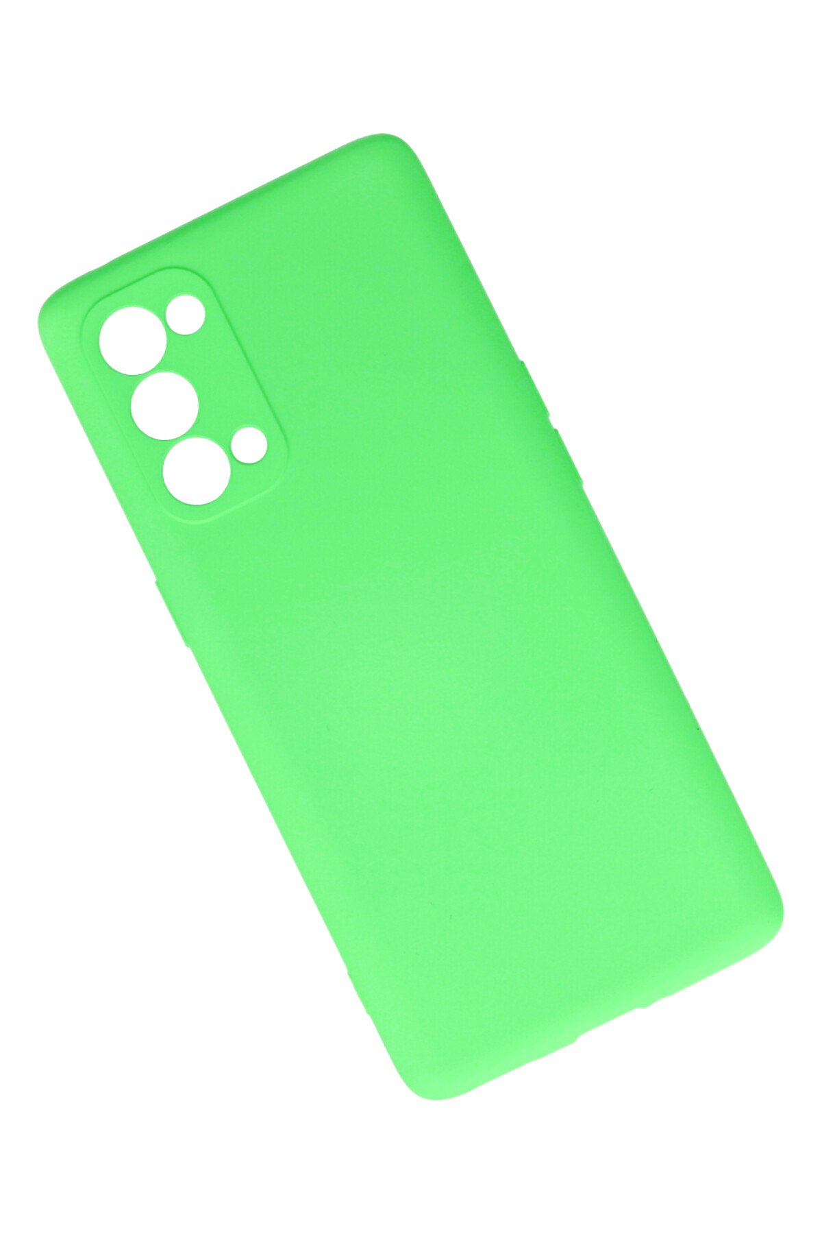 Newface Oppo Reno 5 Kılıf Nano içi Kadife Silikon - Siyah