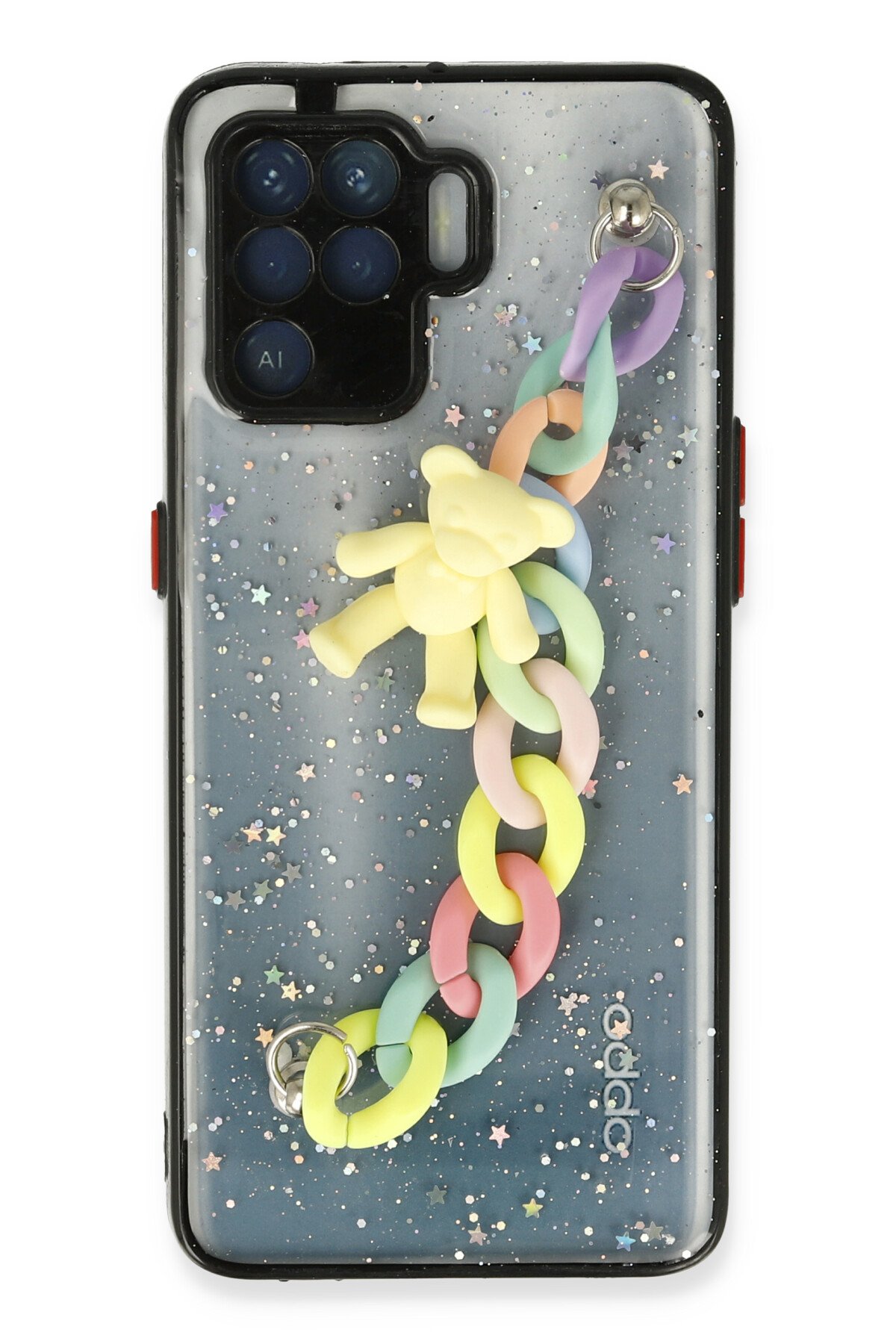 Newface Oppo Reno 5 Lite Kılıf Montreal Silikon Kapak - Lacivert