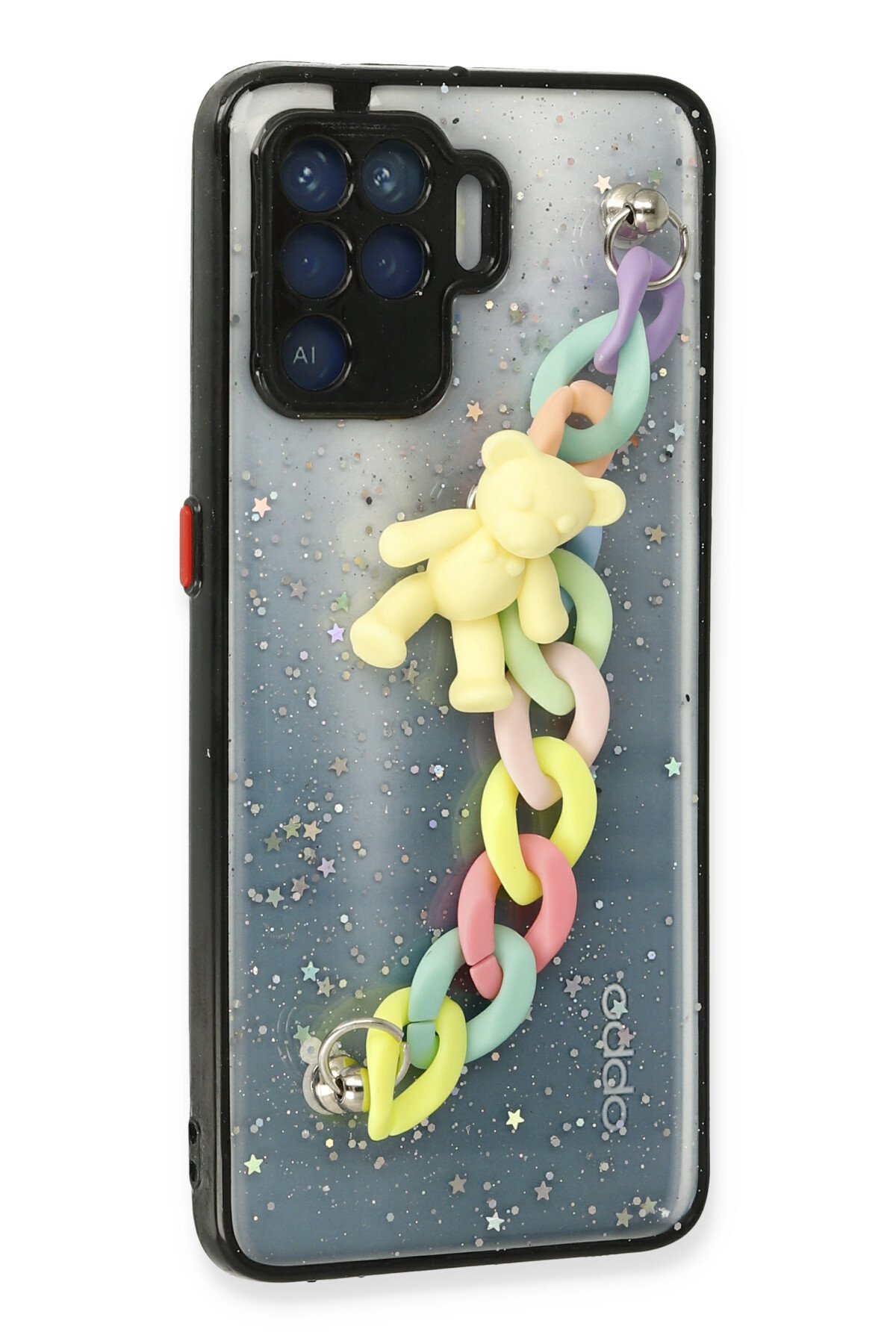 Newface Oppo Reno 5 Lite Kılıf Montreal Silikon Kapak - Lacivert