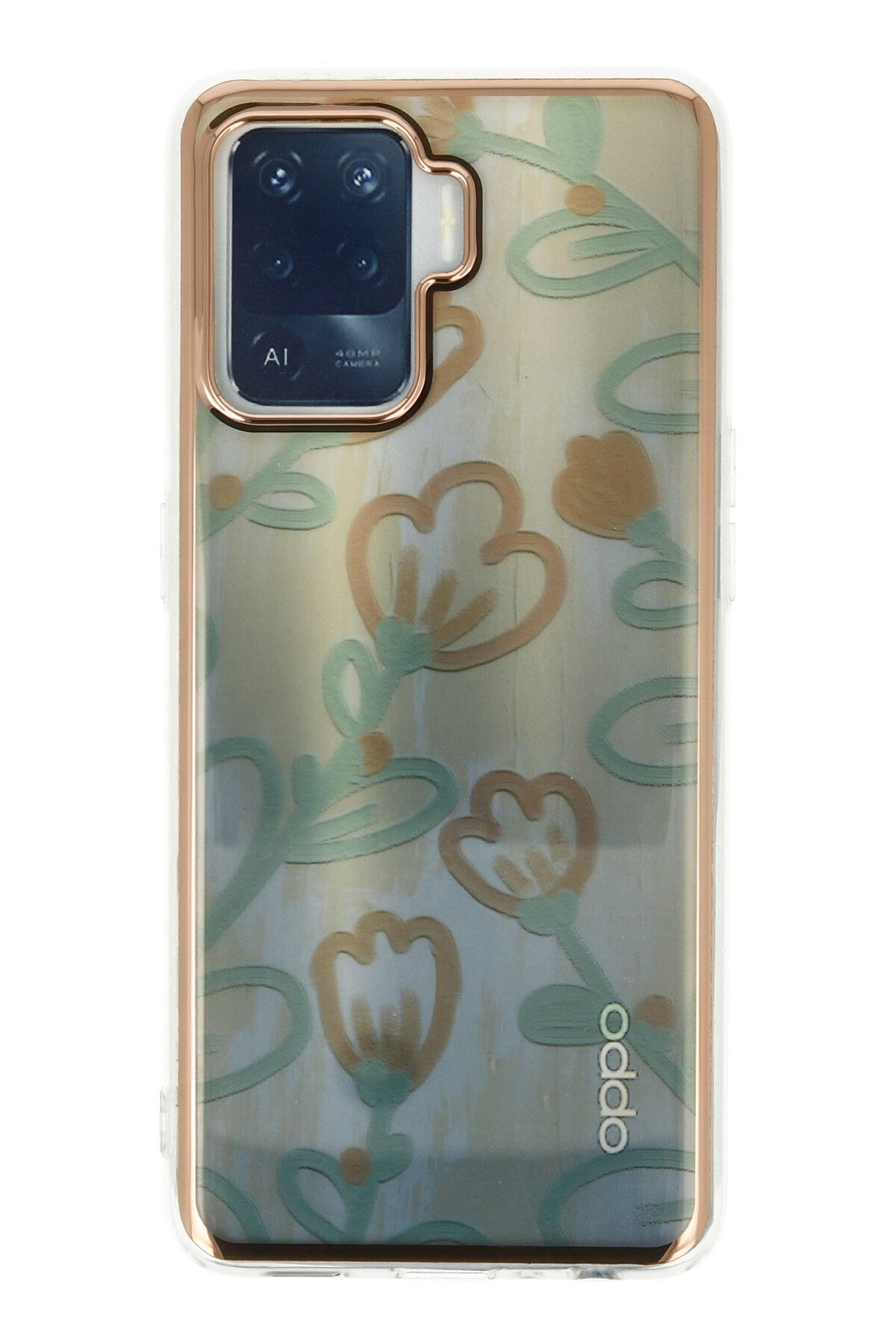 Newface Oppo Reno 5 Lite Kılıf Lüx Şeffaf Silikon