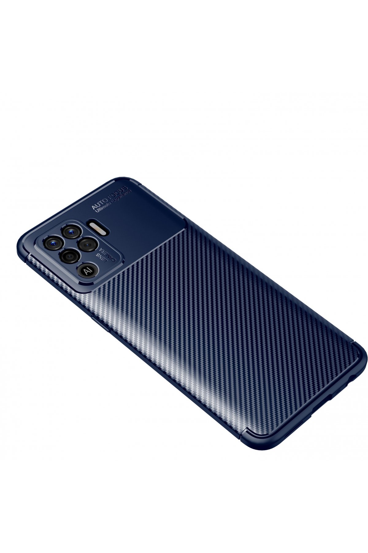 Newface Oppo Reno 5 Lite Kılıf Nano içi Kadife Silikon - Mor