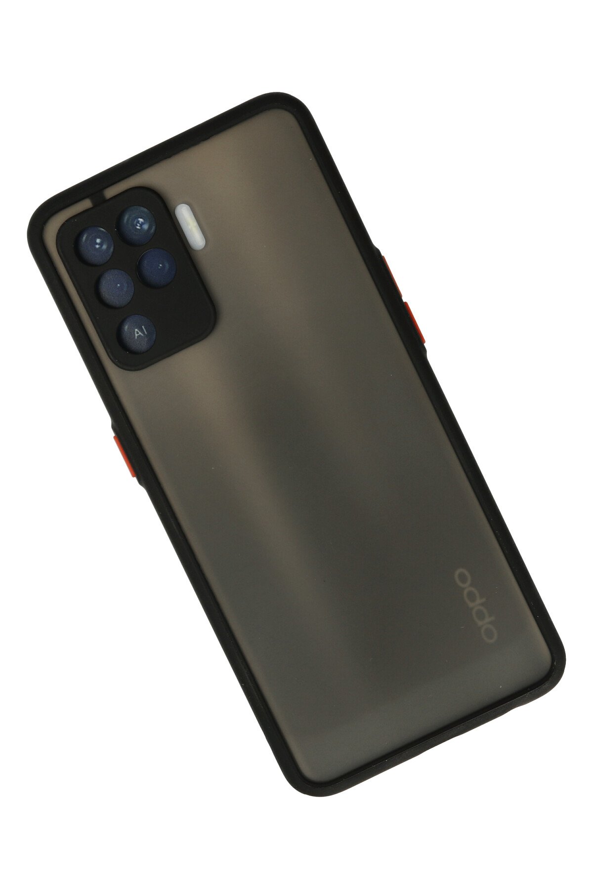 Newface Oppo Reno 5 Lite Kılıf Pars Lens Yüzüklü Silikon - Gümüş