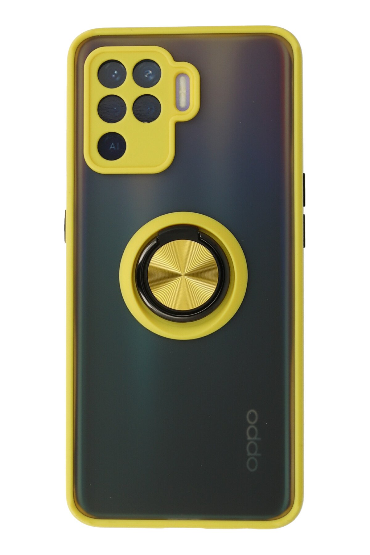 Newface Oppo Reno 5 Lite Kılıf Montreal Silikon Kapak - Siyah