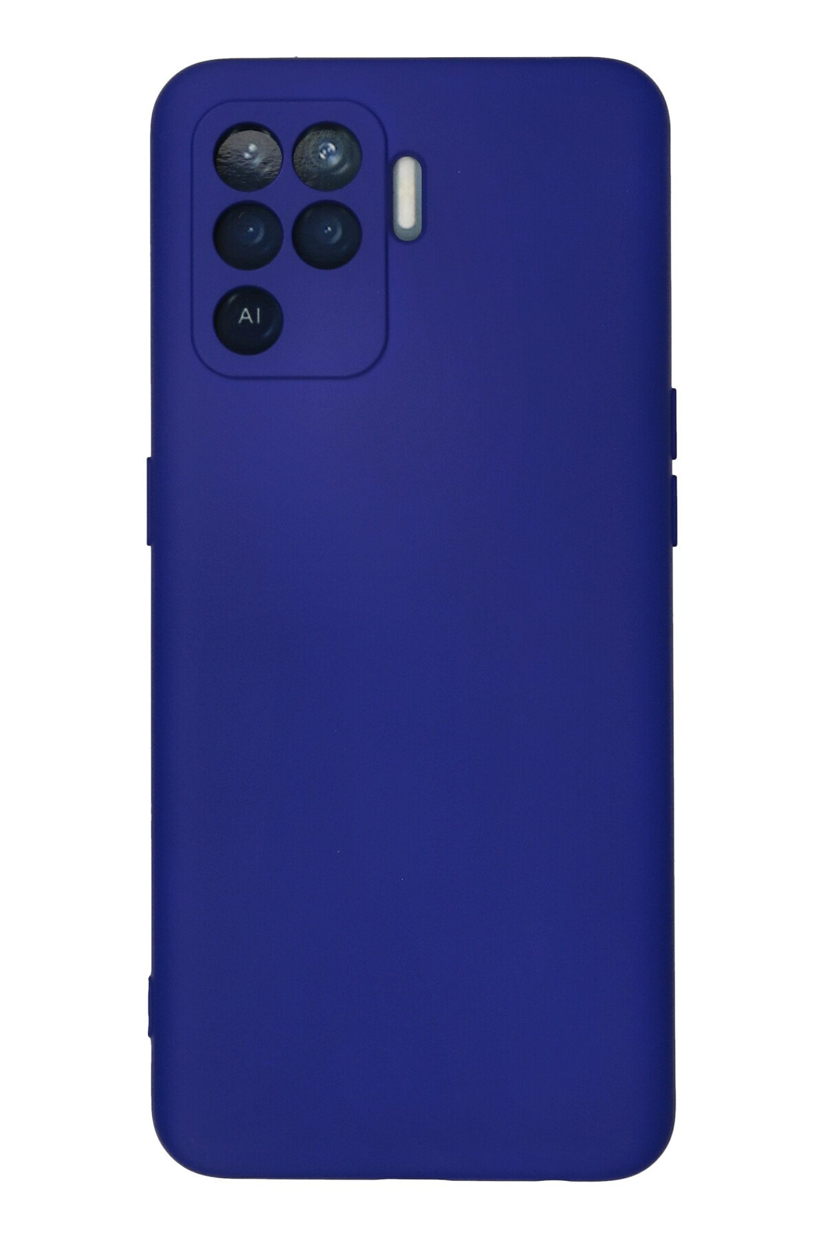 Newface Oppo Reno 5 Lite Kılıf Nano içi Kadife Silikon - Mavi