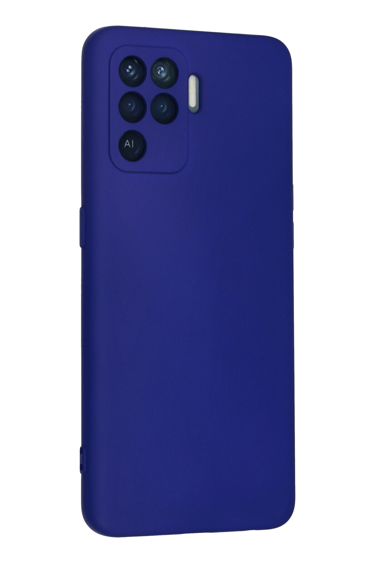 Newface Oppo Reno 5 Lite Kılıf Nano içi Kadife Silikon - Mavi