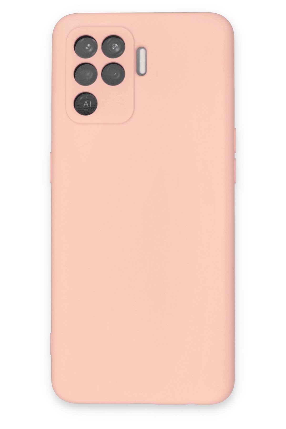 Newface Oppo Reno 5 Lite Kılıf Montreal Yüzüklü Silikon Kapak - Siyah