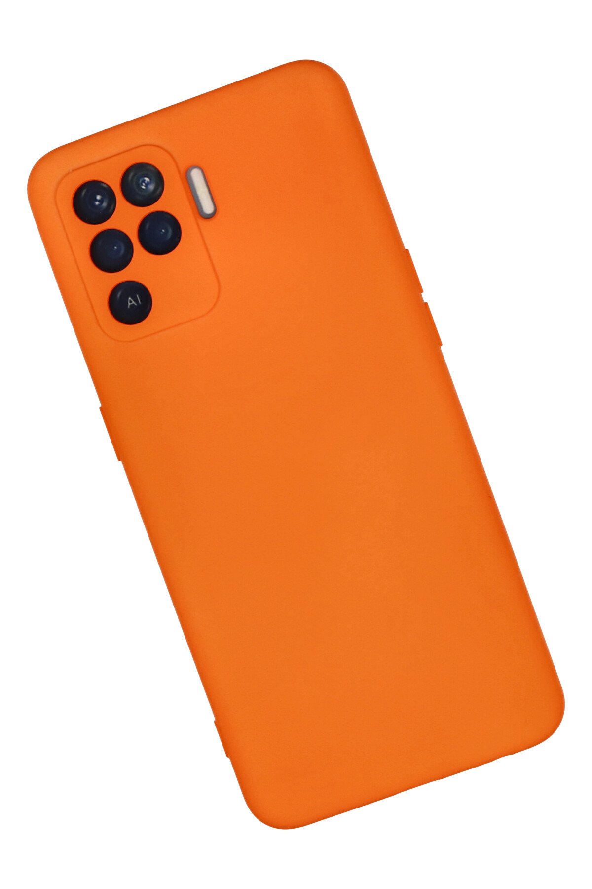 Newface Oppo Reno 5 Lite Kılıf Palm Buzlu Kamera Sürgülü Silikon - Pembe