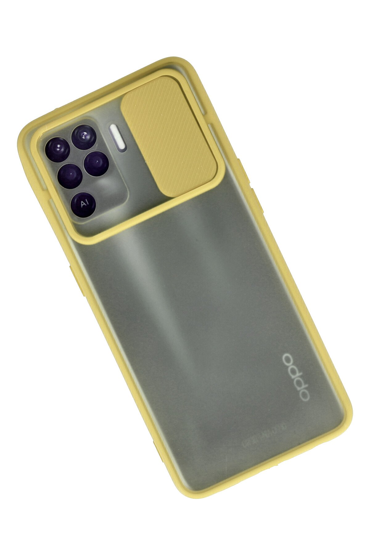 Newface Oppo Reno 5 Lite Kılıf First Silikon - Gold