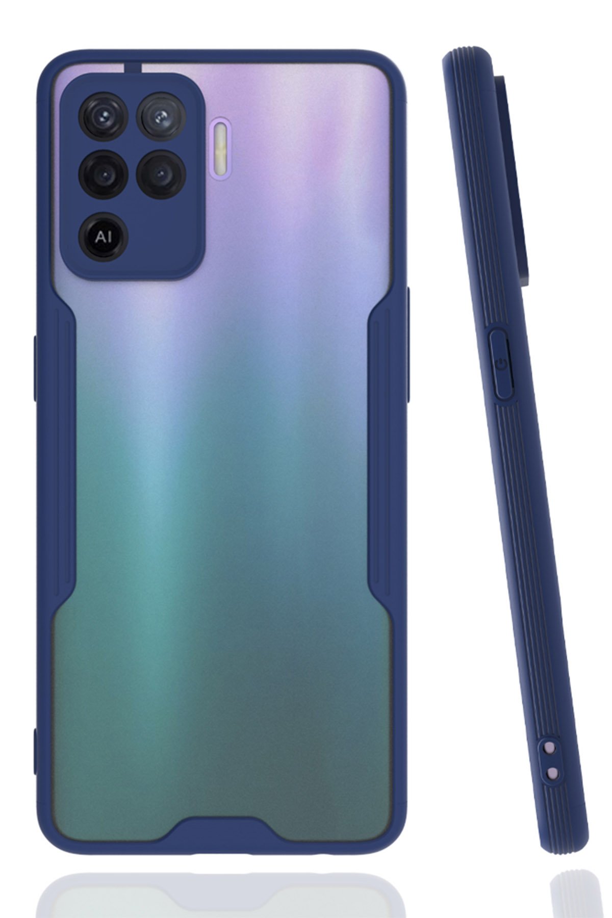 Newface Oppo Reno 5 Lite Kılıf Montreal Silikon Kapak - Pembe