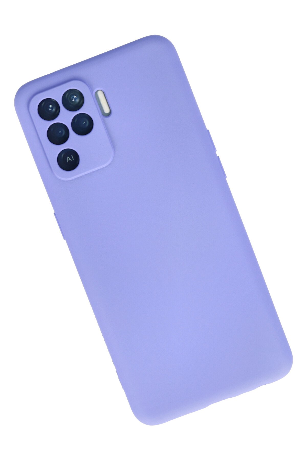 Newface Oppo Reno 5 Lite Kılıf Nano içi Kadife Silikon - Gri