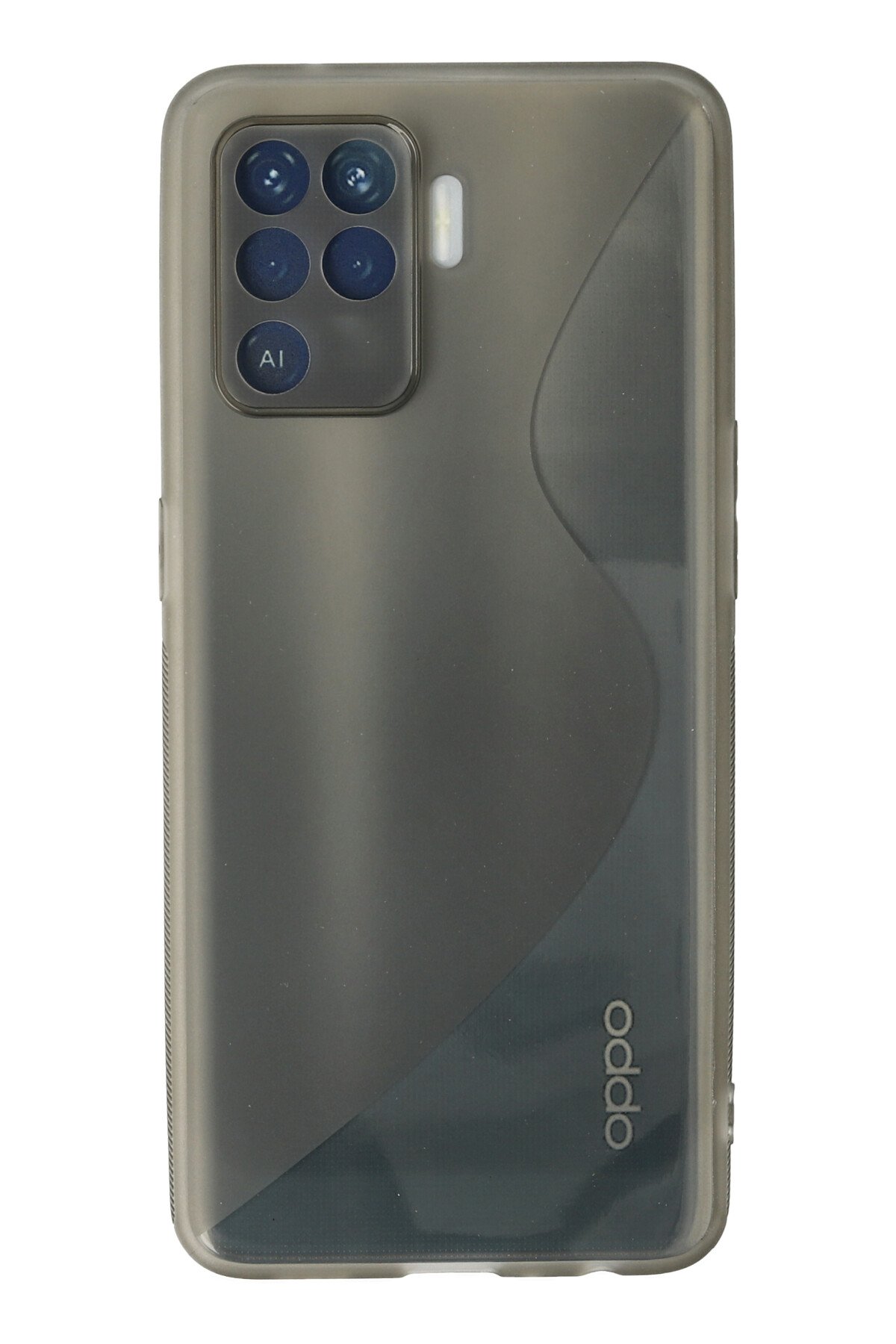 Newface Oppo Reno 5 Lite Kılıf Platin Kamera Koruma Silikon - Lila