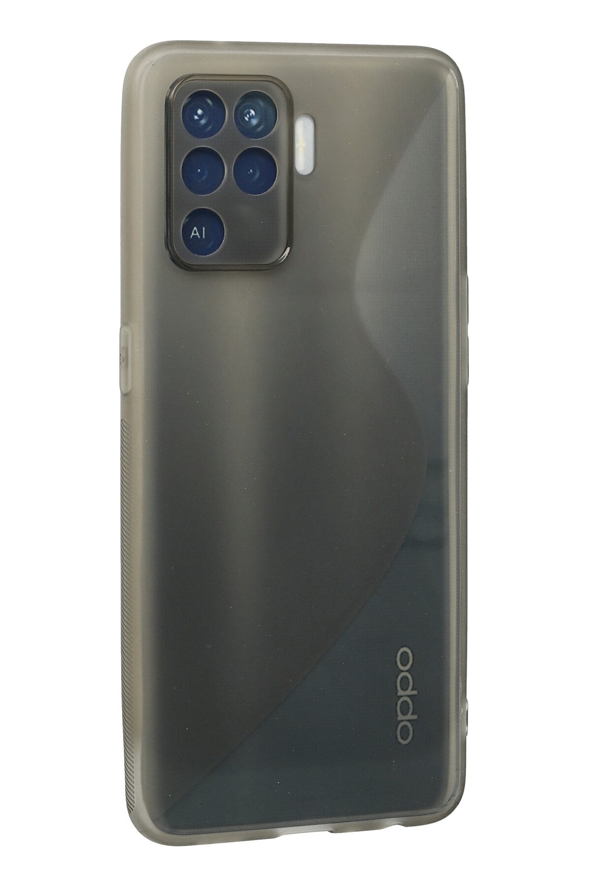 Newface Oppo Reno 5 Lite Kılıf Platin Kamera Koruma Silikon - Lila