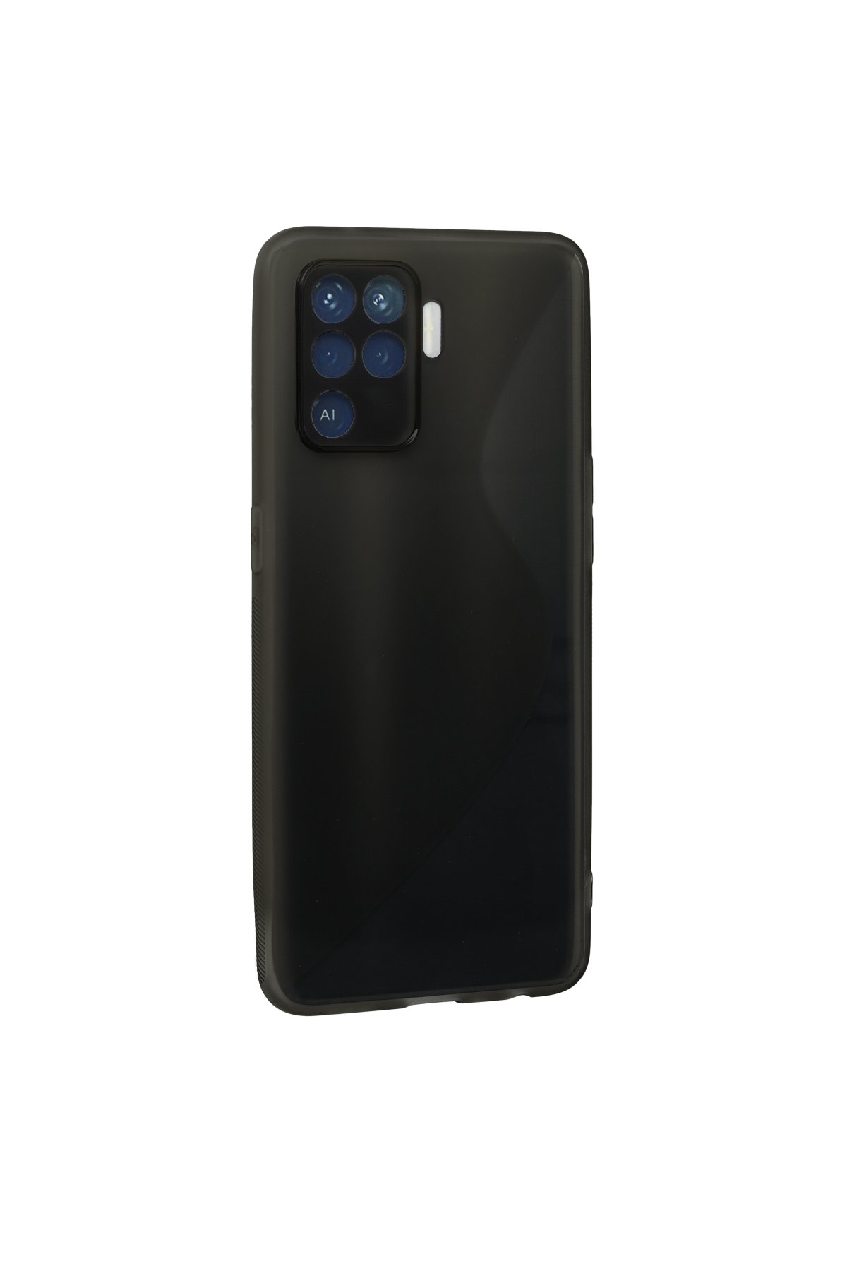 Newface Oppo Reno 5 Lite Kılıf Montreal Silikon Kapak - Siyah