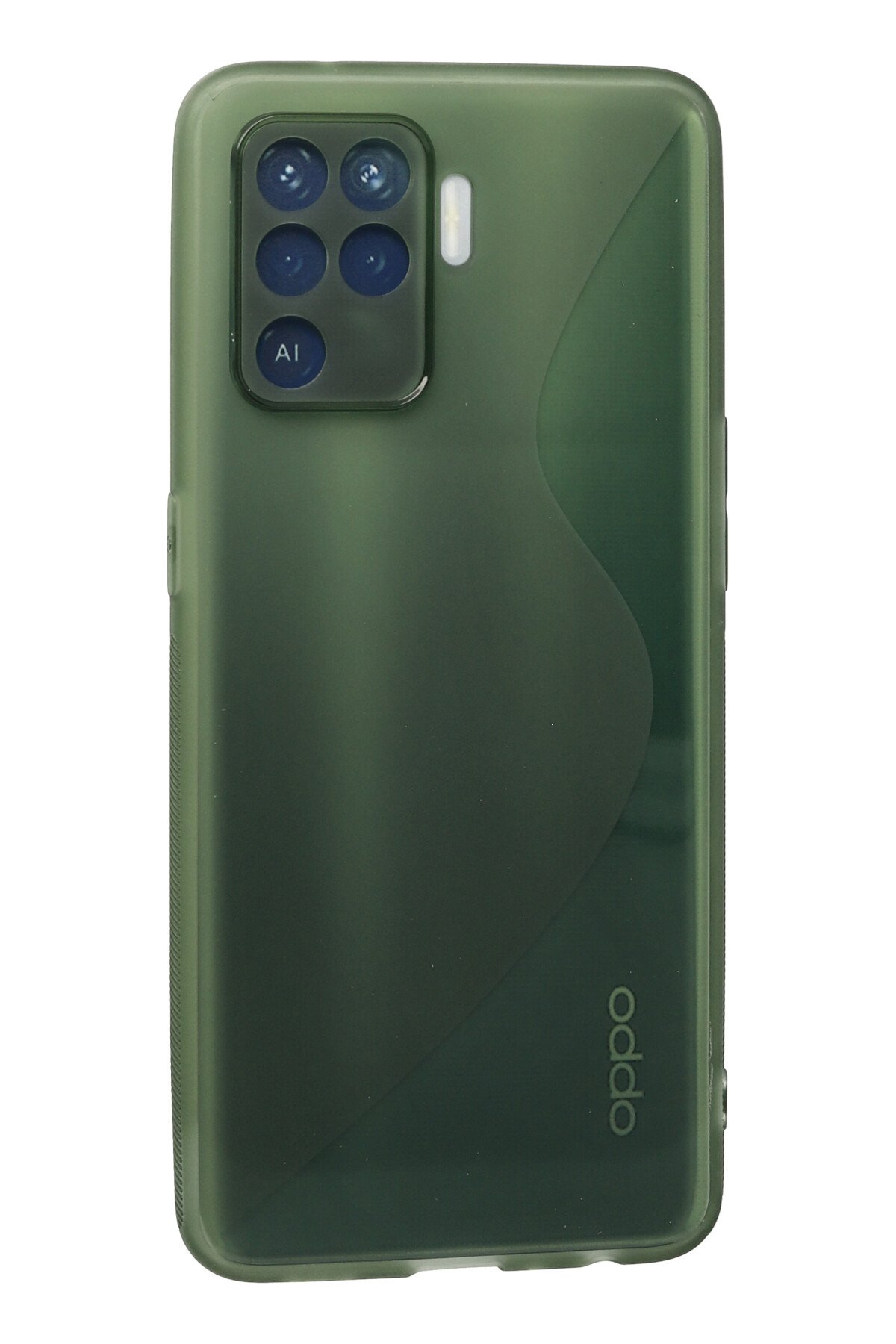 Newface Oppo Reno 5 Lite Kılıf Palm Buzlu Kamera Sürgülü Silikon - Pembe
