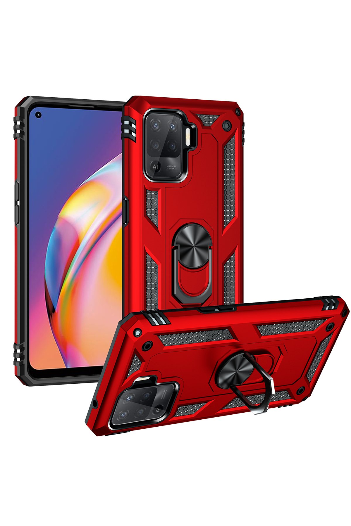 Newface Oppo Reno 5 Lite Kılıf S Silikon - Yeşil