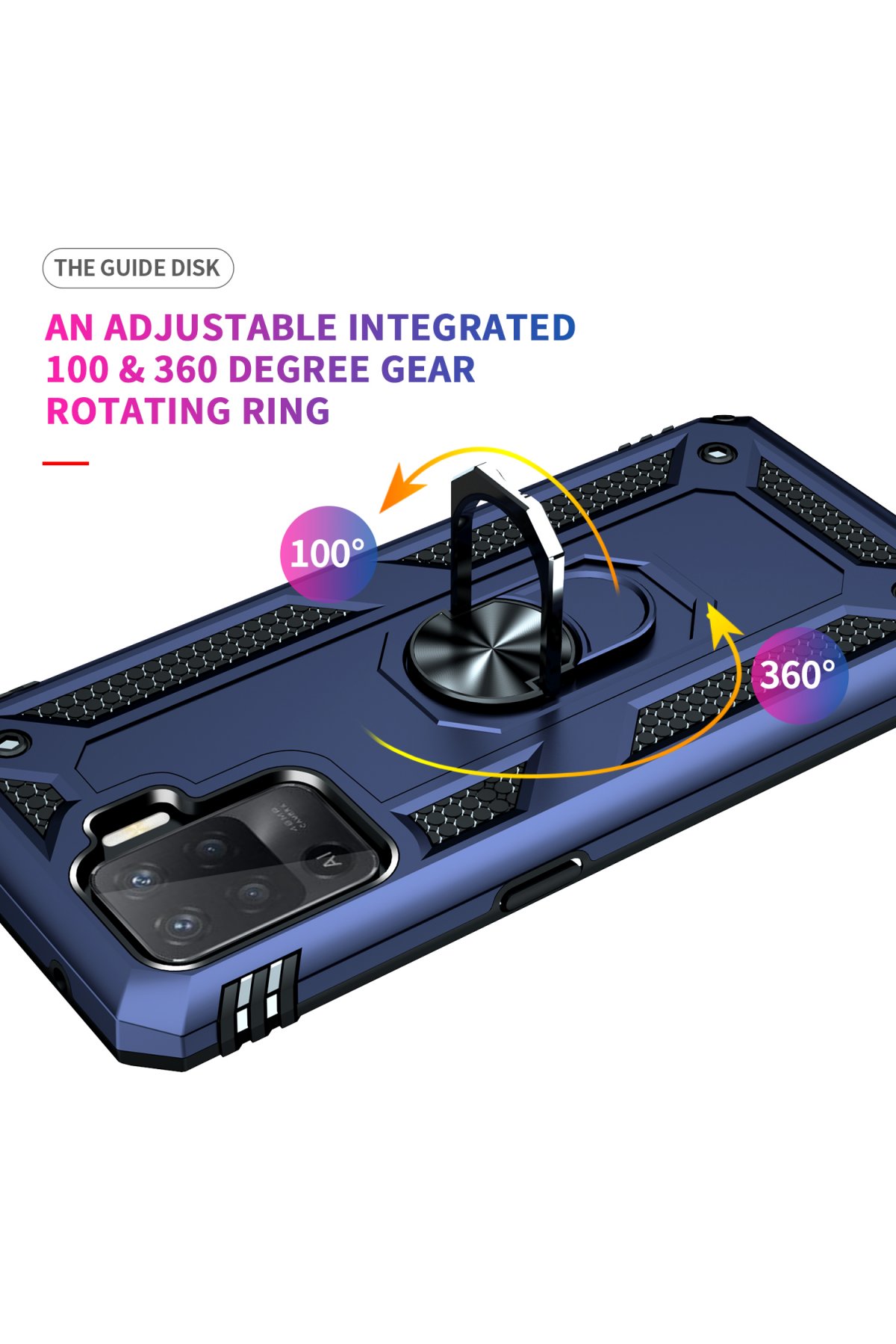 Newface Oppo Reno 5 Lite Kılıf Nano içi Kadife Silikon - Mavi