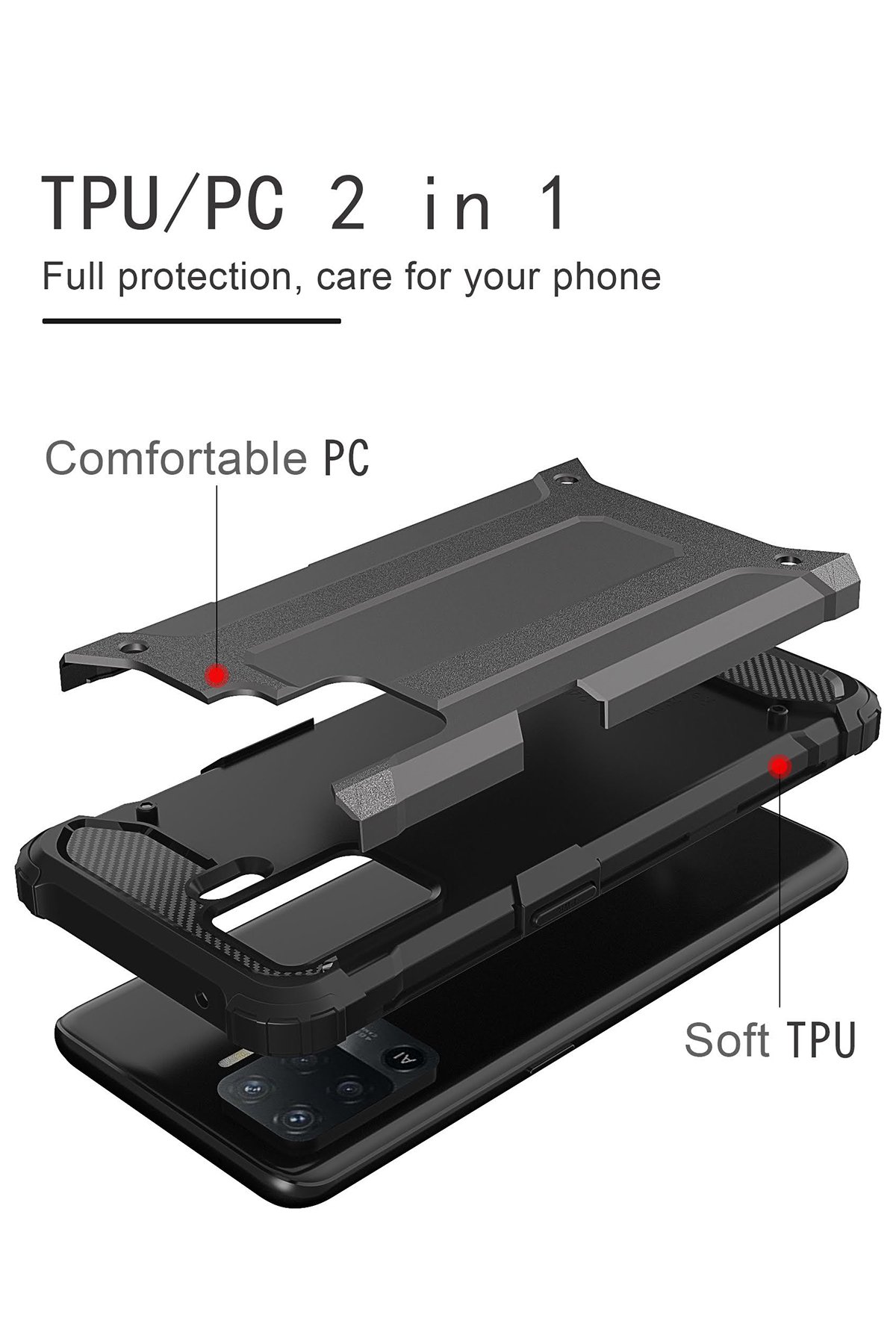 Newface Oppo Reno 5 Lite Kılıf Montreal Yüzüklü Silikon Kapak - Sarı