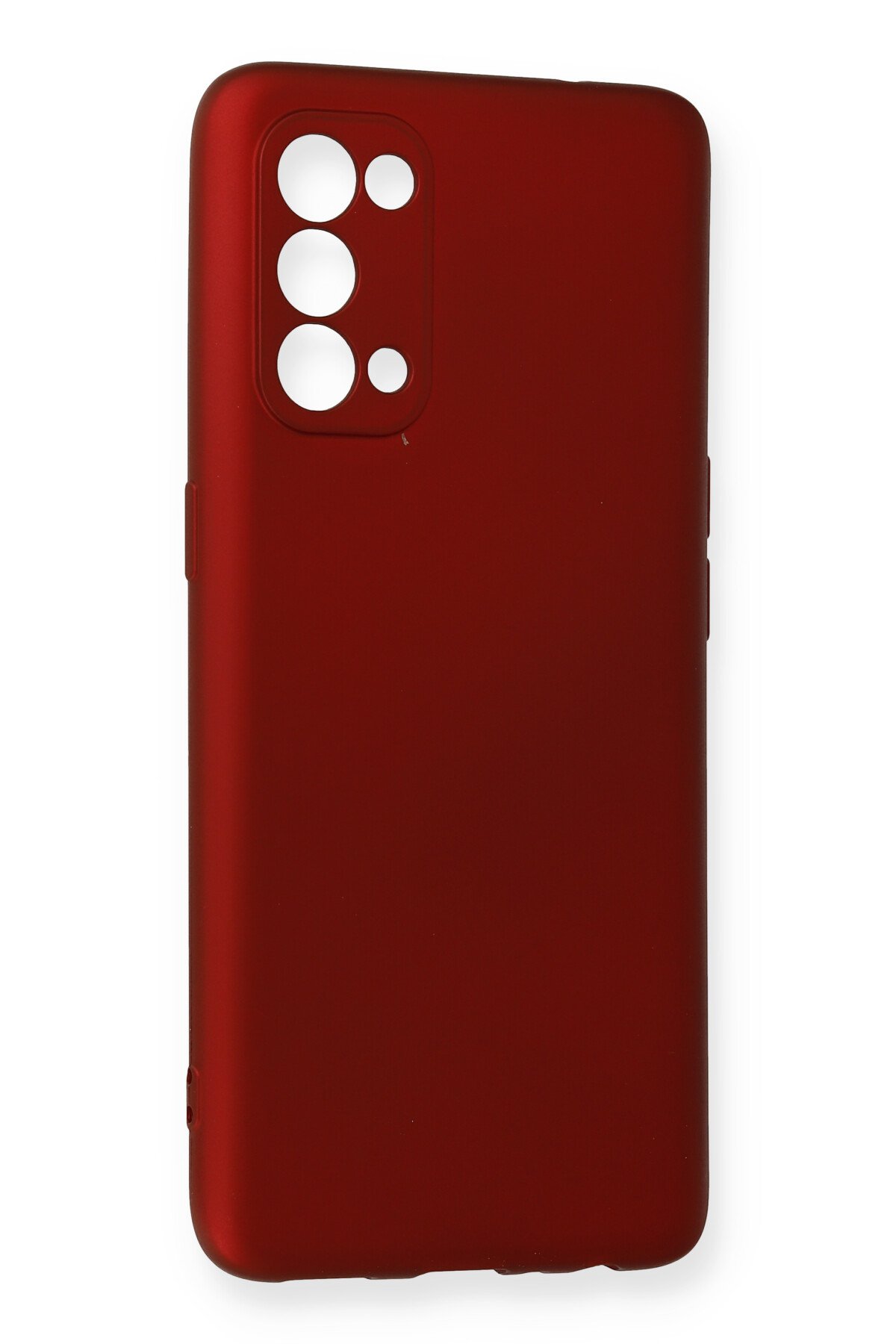 Newface Oppo Reno 5 Pro Kılıf First Silikon - Mürdüm