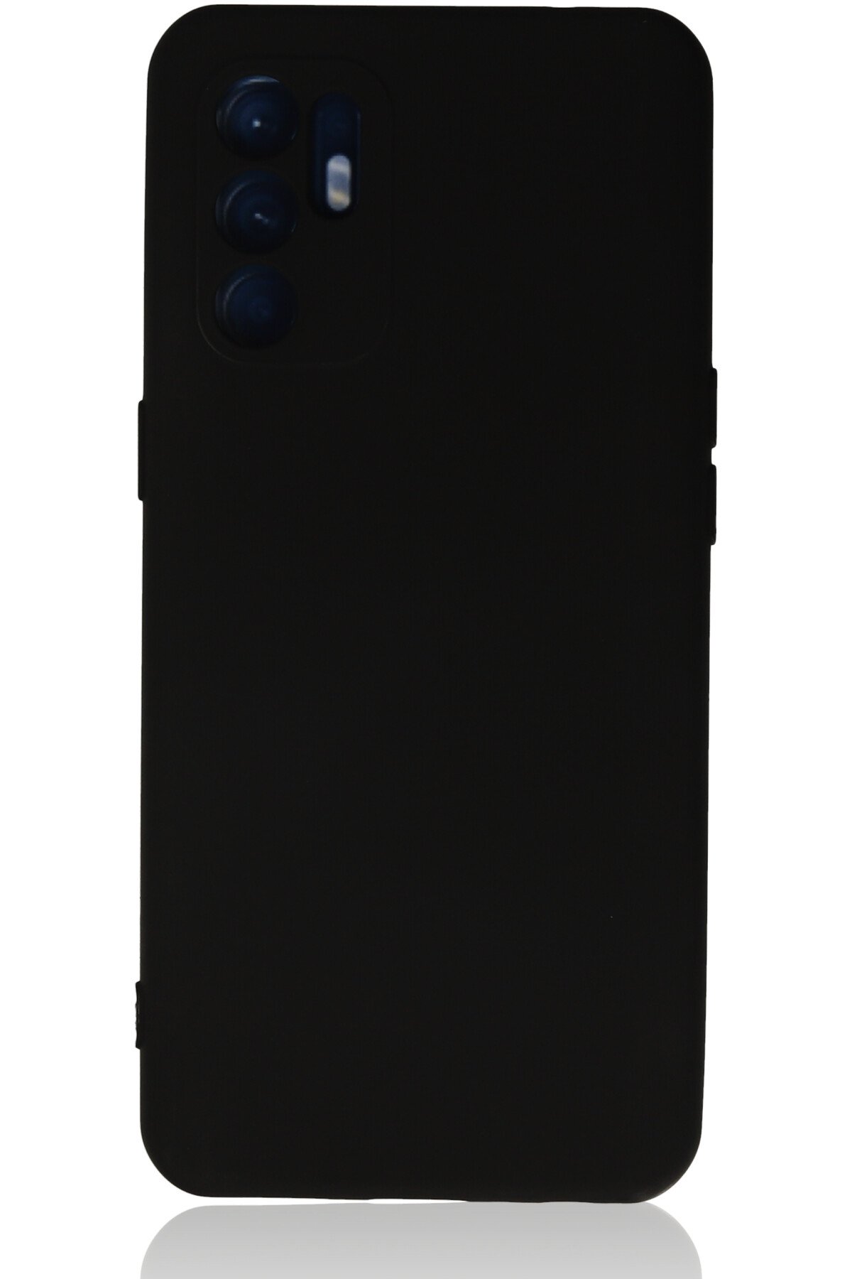 Newface Oppo Reno 6 Kılıf Platin Silikon - Lacivert