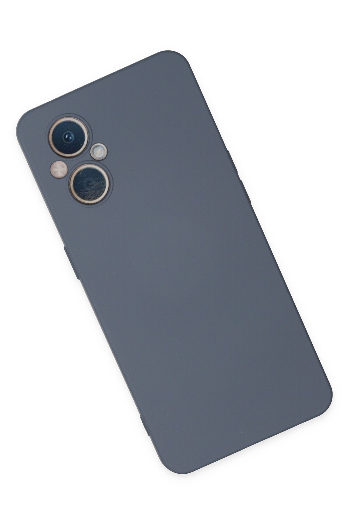 Newface Oppo Reno 7 Lite Kılıf Nano içi Kadife Silikon - Lacivert