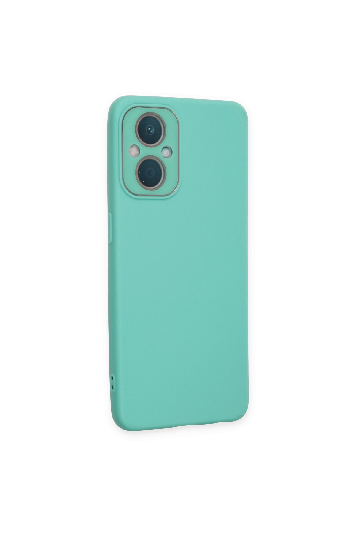 Newface Oppo Reno 8 Lite Kılıf Lansman Glass Kapak - Pembe