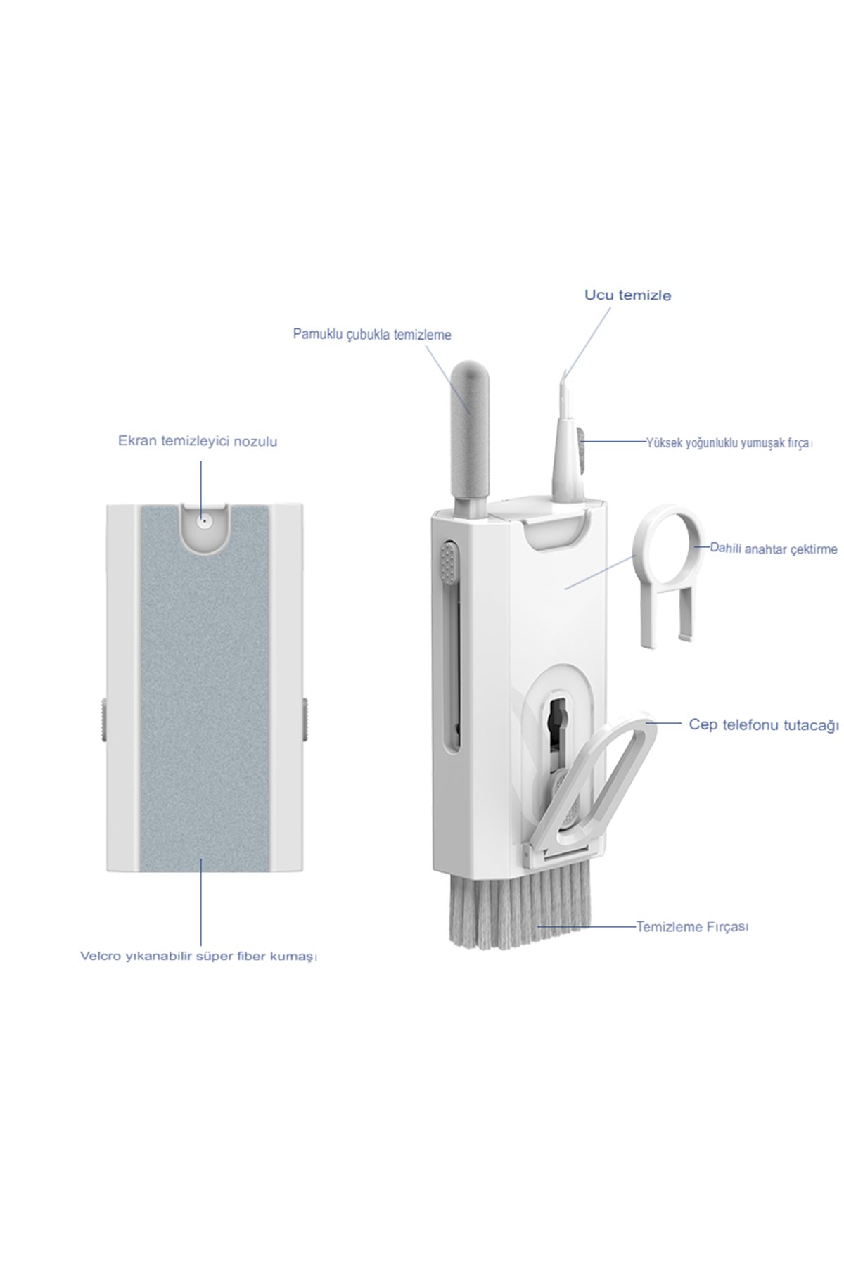 Newface Kickstand Taşlı Magsafe Stand - Pembe