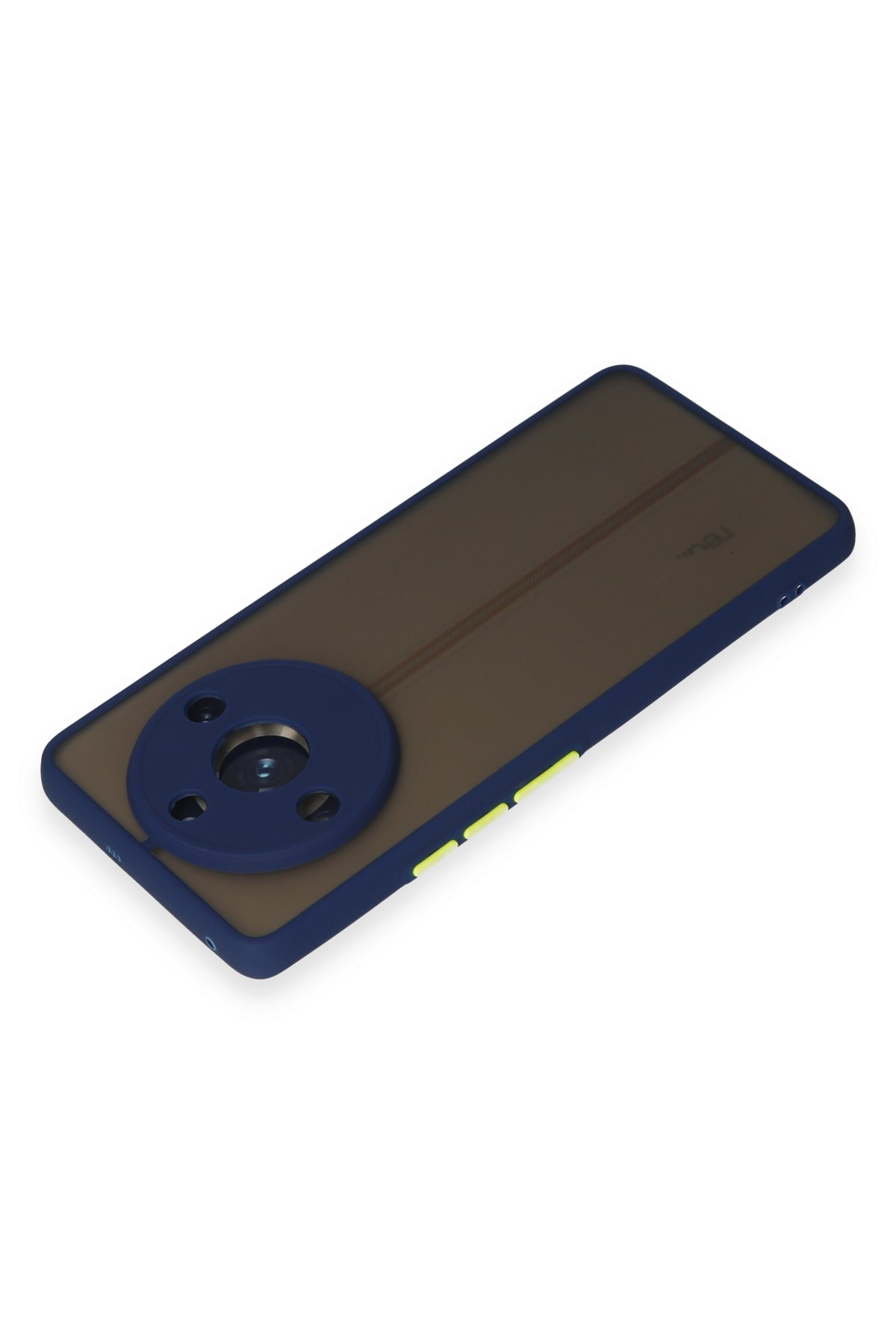 Newface Realme 11 Pro Kılıf Nano içi Kadife Silikon - Mavi