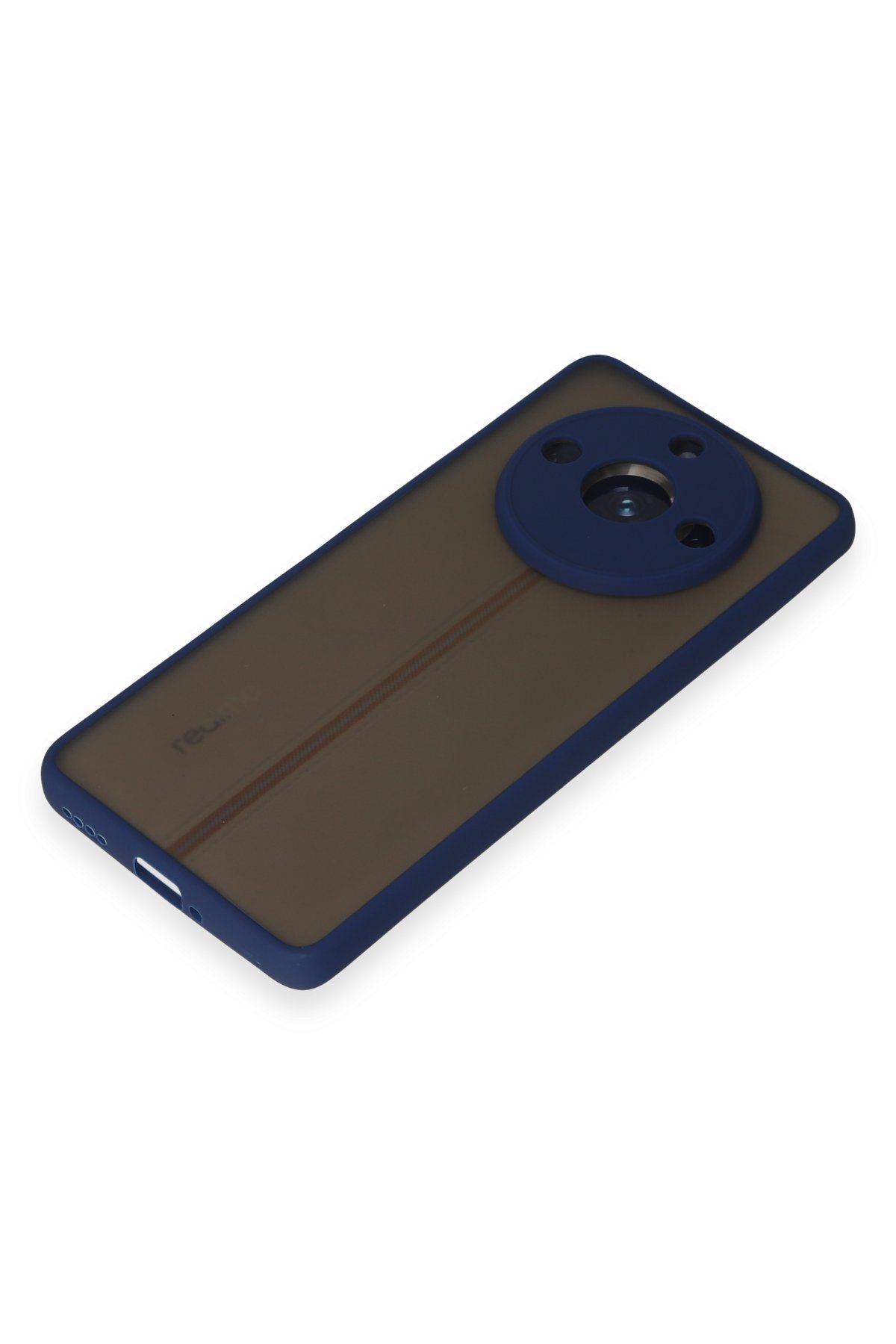 Newface Realme 11 Pro Kılıf Nano içi Kadife Silikon - Mavi