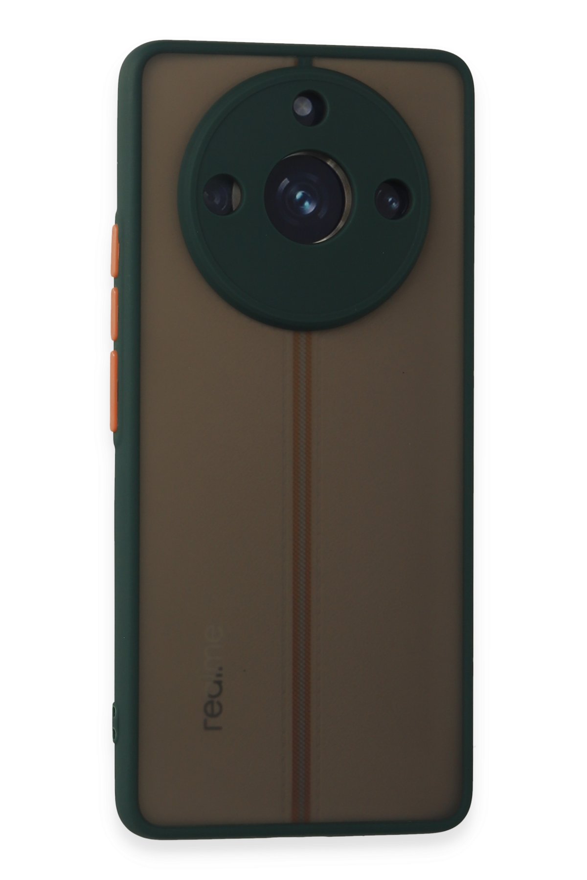 Newface Realme 11 Pro Kılıf Pars Lens Yüzüklü Silikon - Siyah