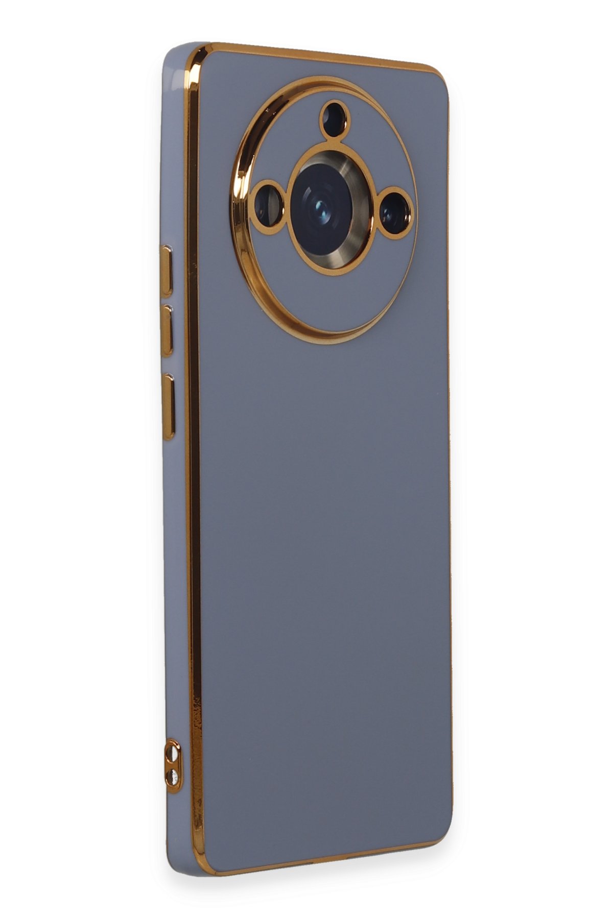 Newface Realme 11 Pro Kılıf Nano içi Kadife Silikon - Lacivert