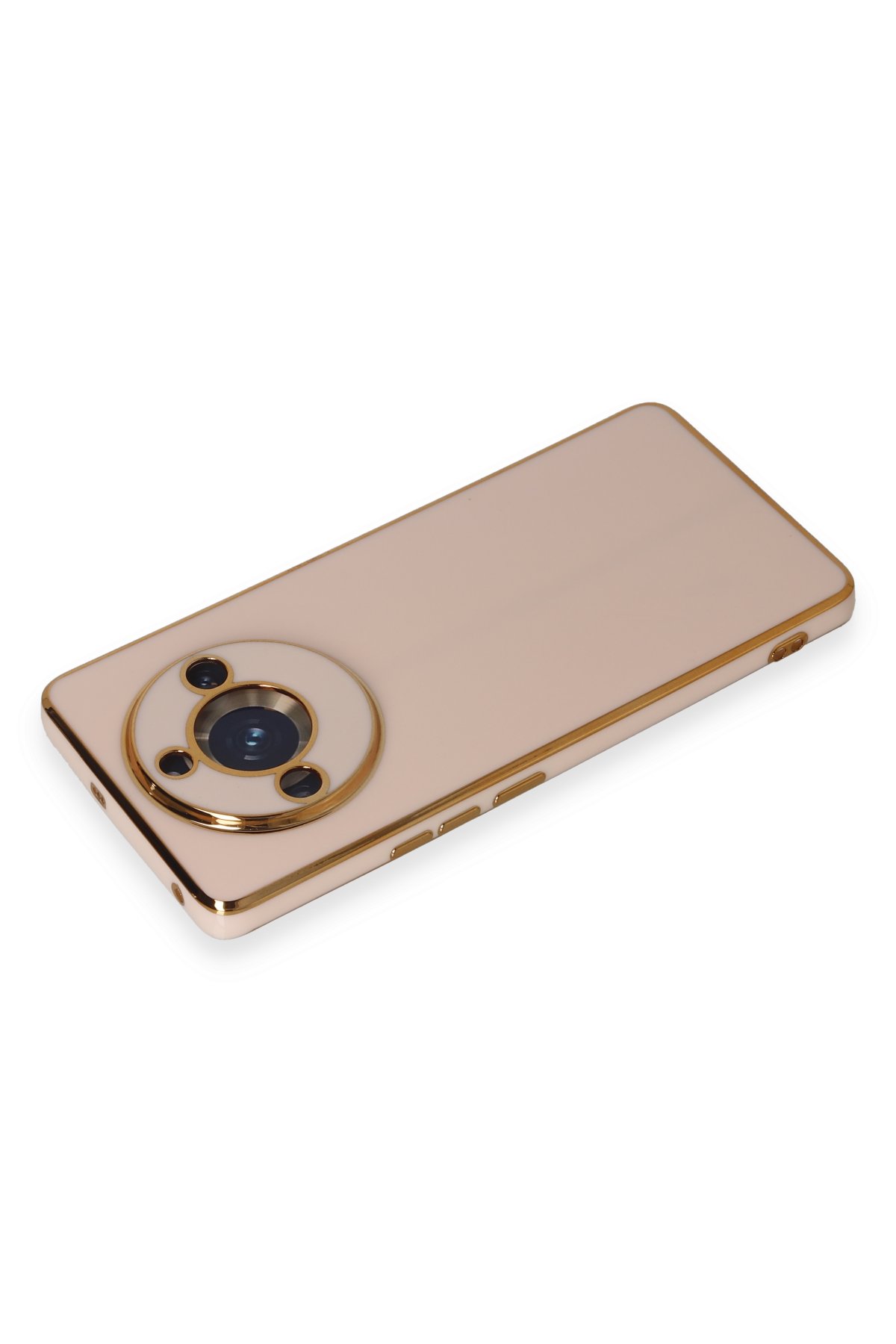 Newface Realme 11 Pro Kılıf Nano içi Kadife Silikon - Pudra